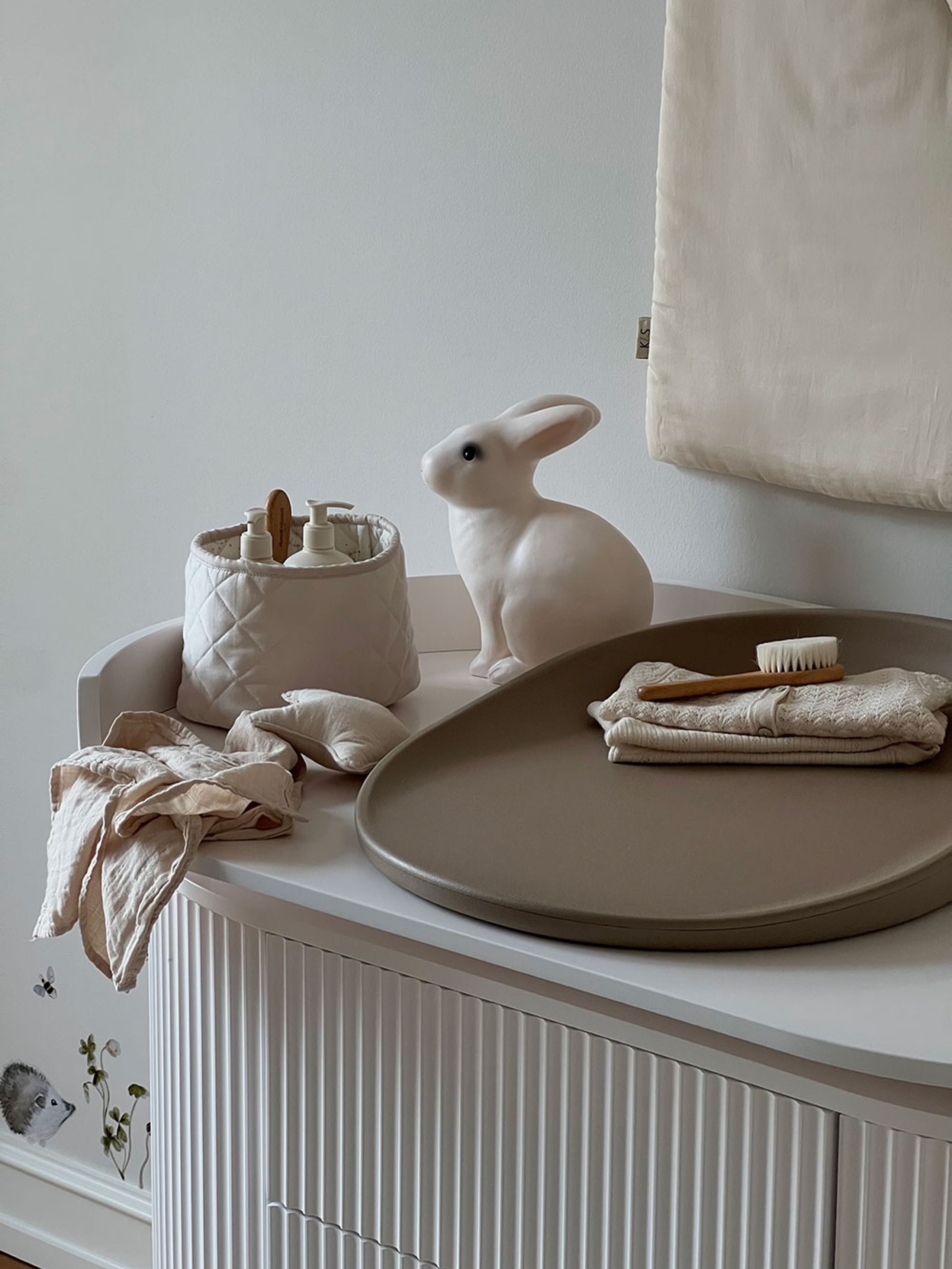 KAS Kopenhagen - - Kai Changing Mat - Brown Pebble