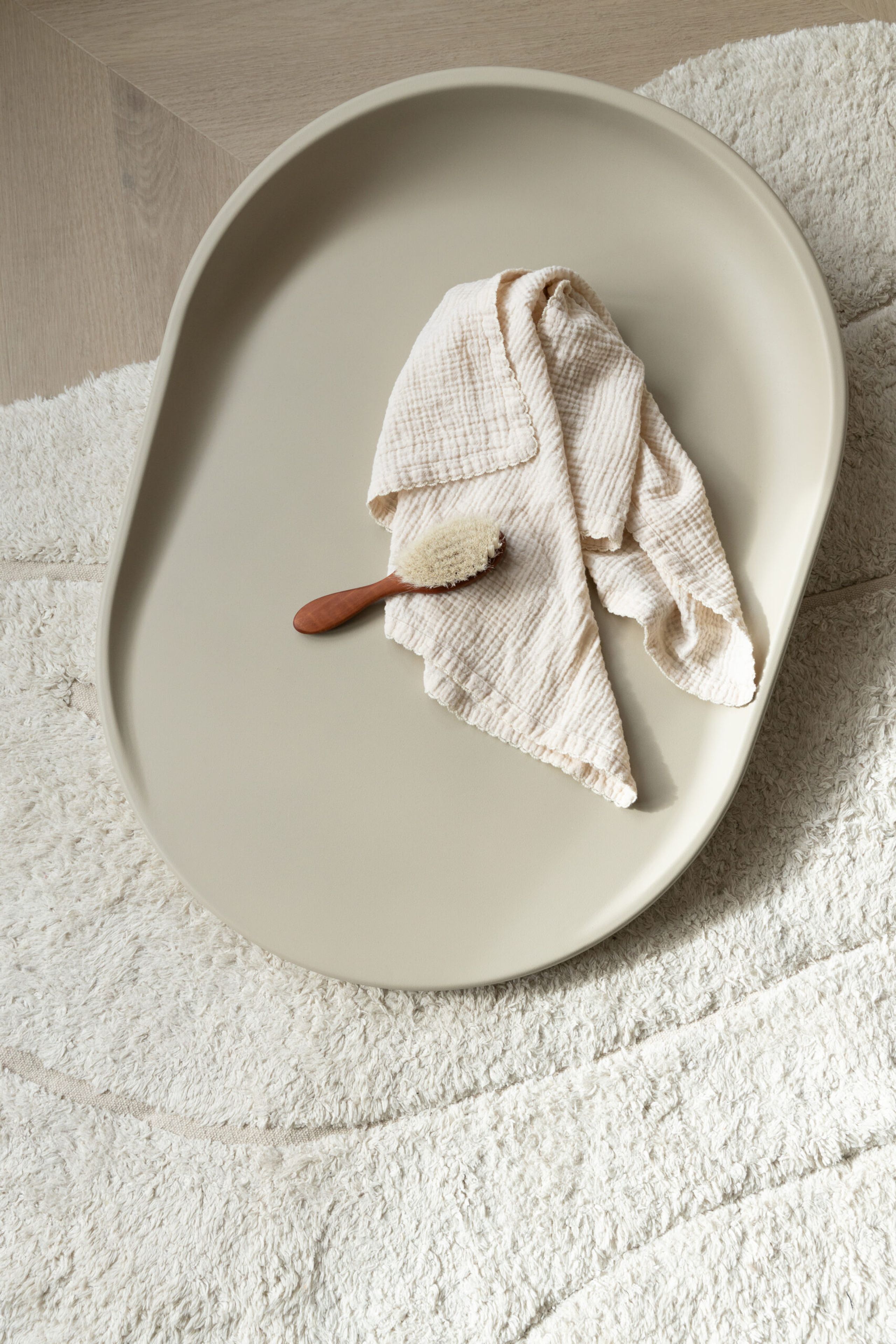 KAS Kopenhagen - Puslepude - Kai Changing Mat - Dusty Olive