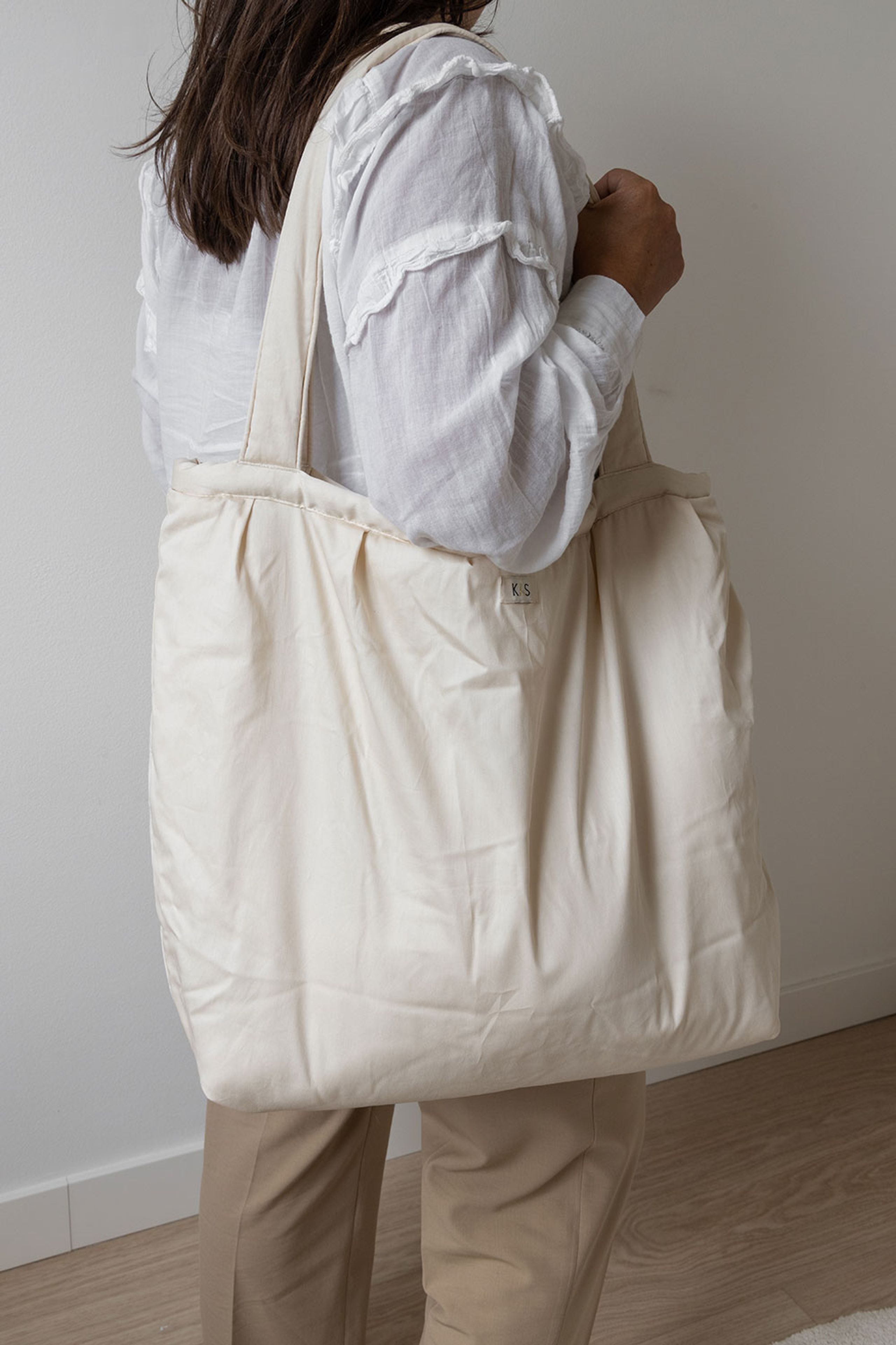 KAS Kopenhagen - Přebalovací taška - KAS Multi Purpose Tote With Fold - Brown