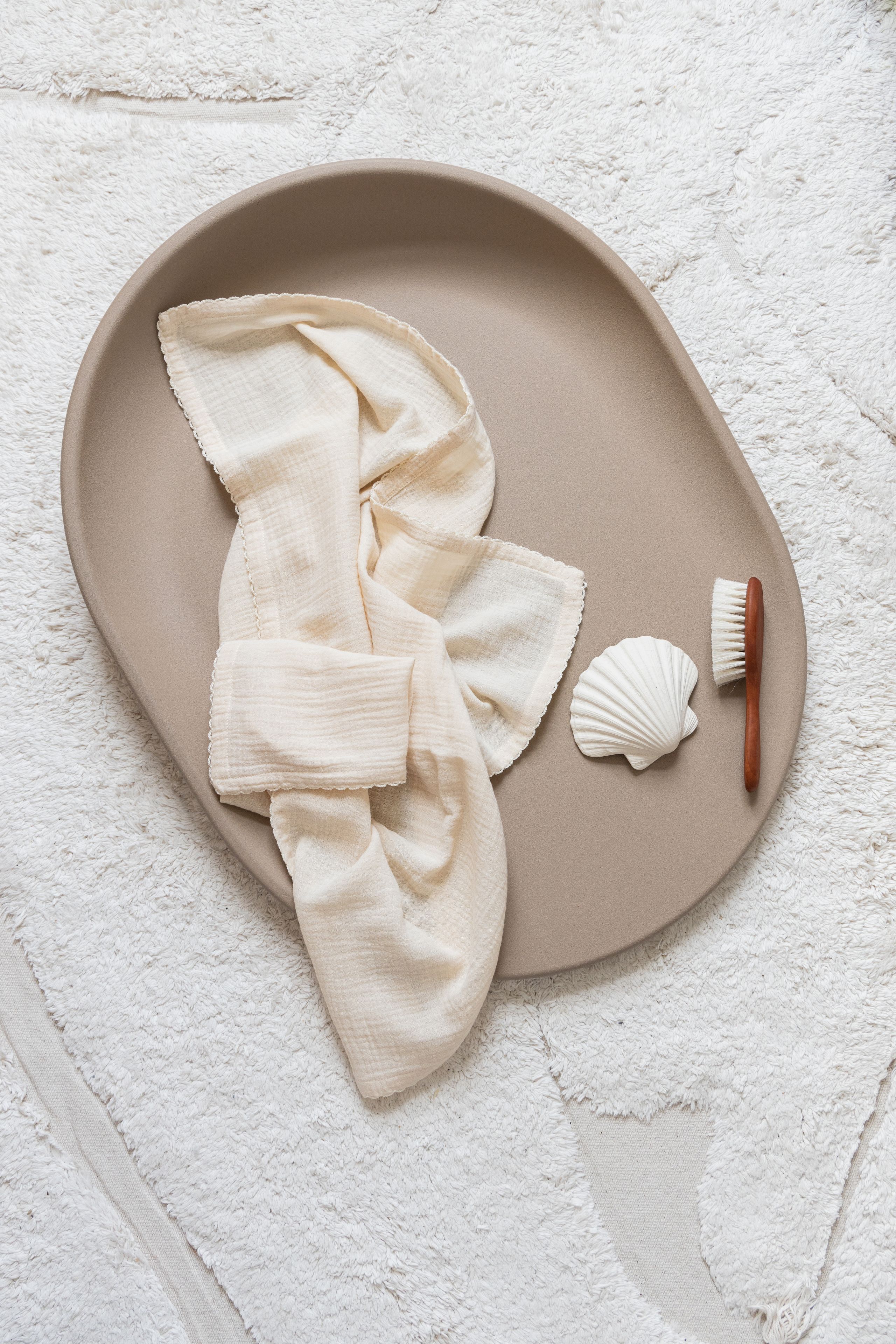 KAS Kopenhagen - Stoffwindeln - Kai Muslin Cloth - Cream