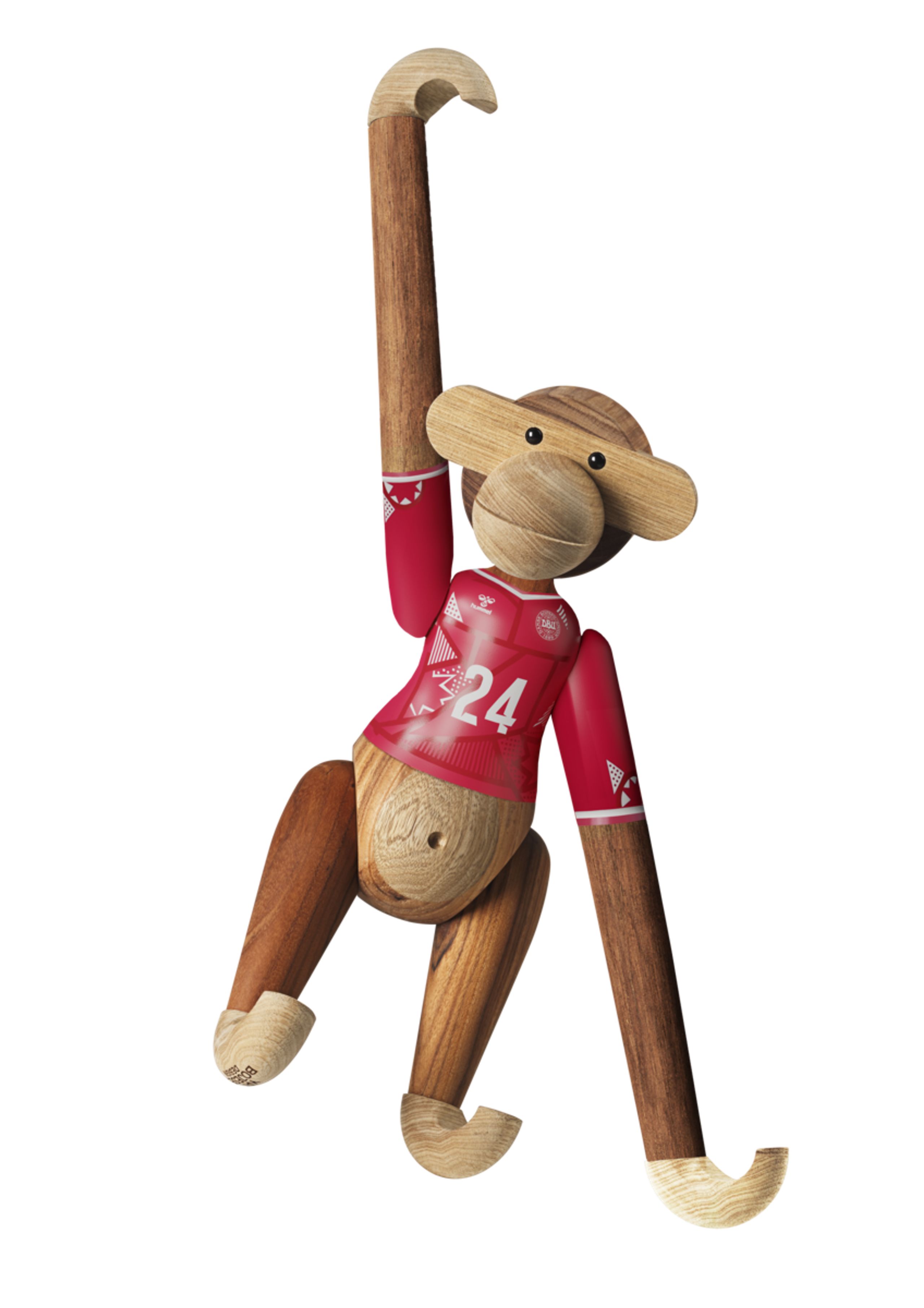 Kay Bojesen Denmark - Kuva - Monkey x DBU - Woman 2024 large teak/limba