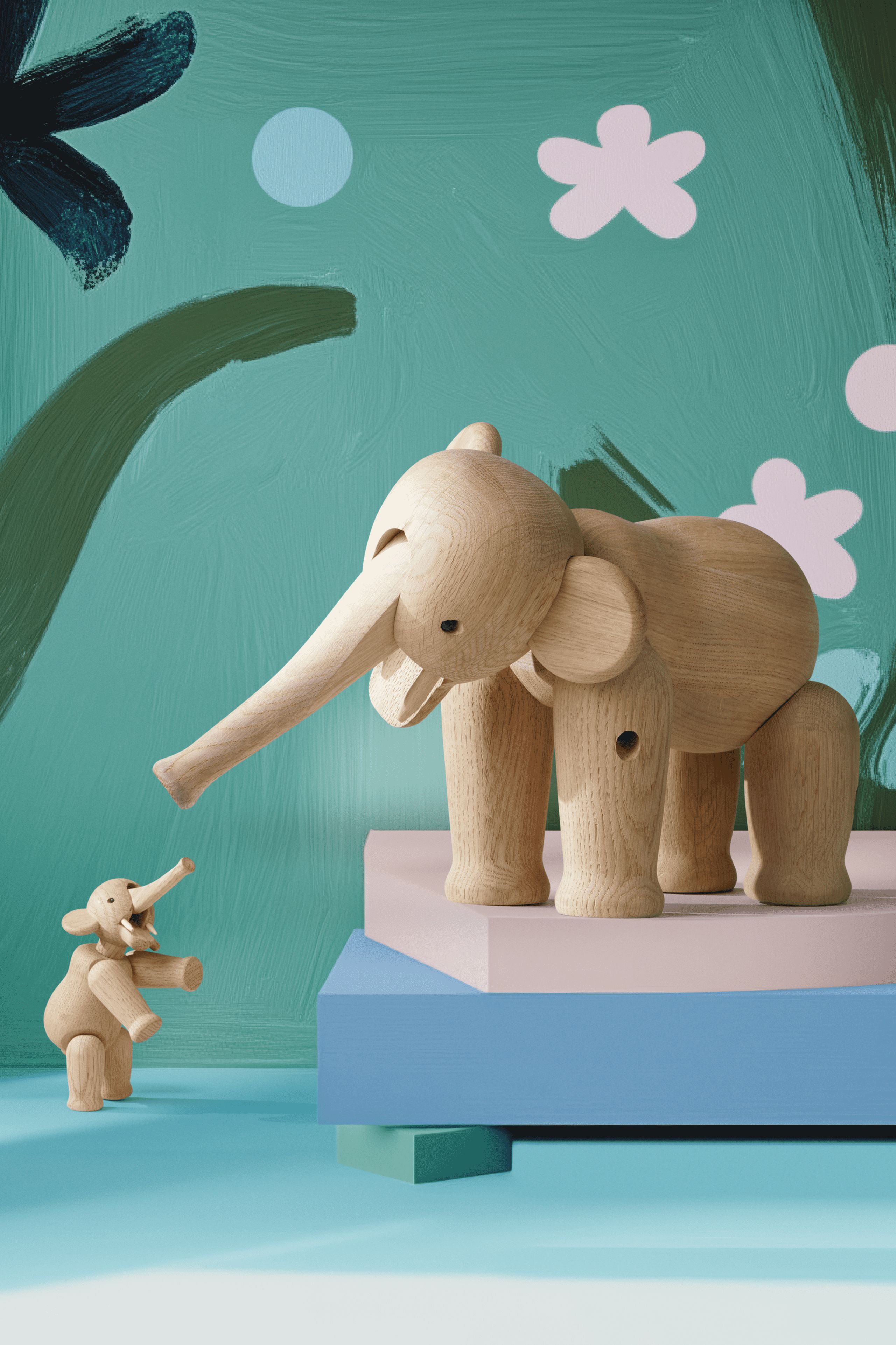 Kay Bojesen Denmark - Figure - Elephant - Oak