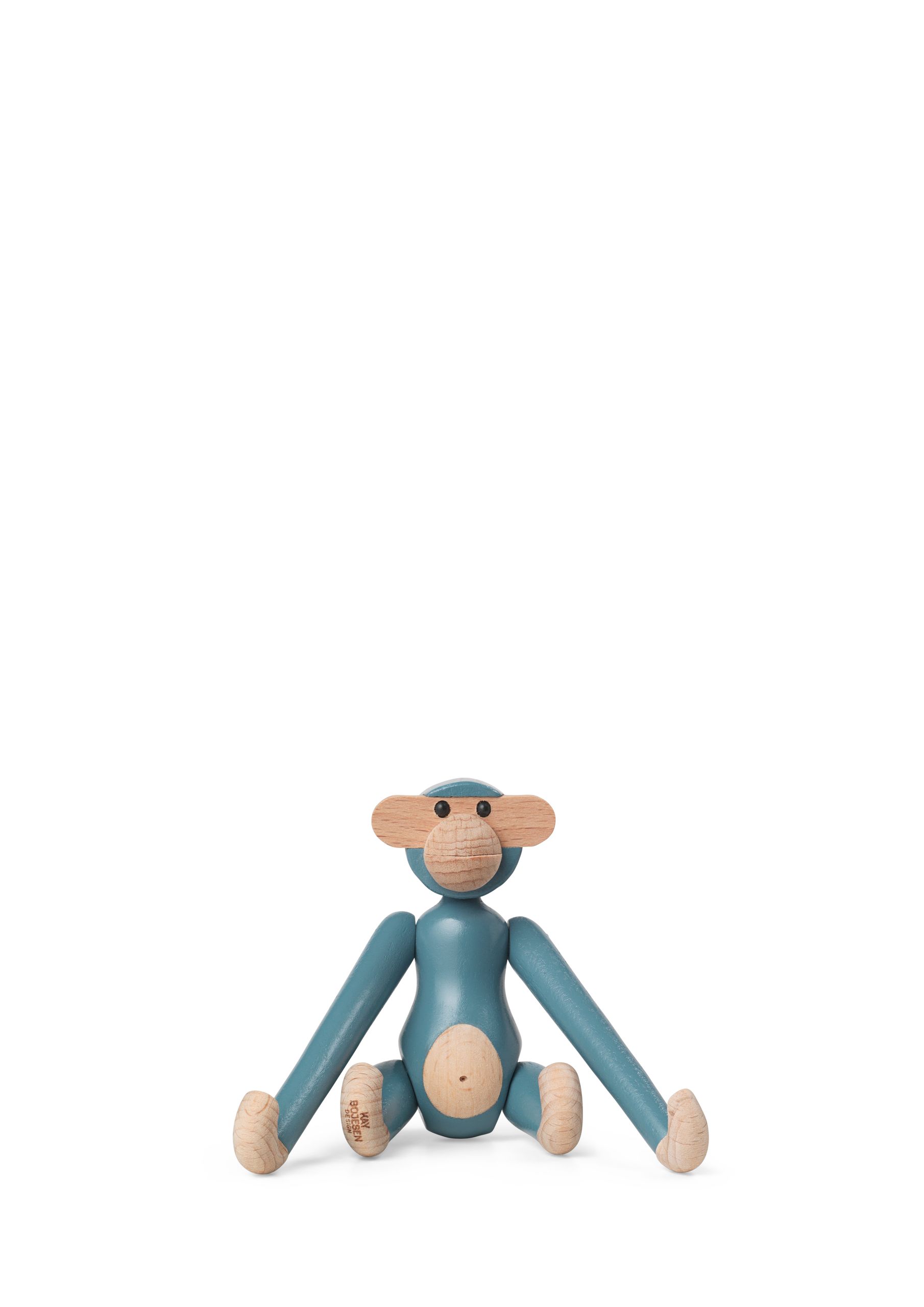 Kay Bojesen Denmark - Figure - Monkey Mini - Vintage Blue