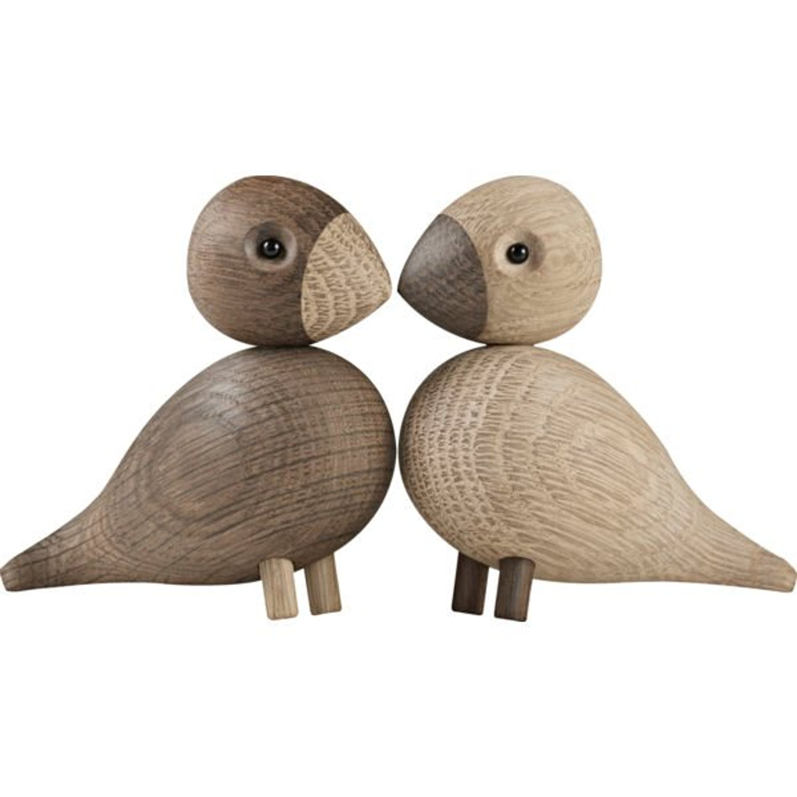 Kay Bojesen - Figur - Turtel Duer - Turtledoves - Oak