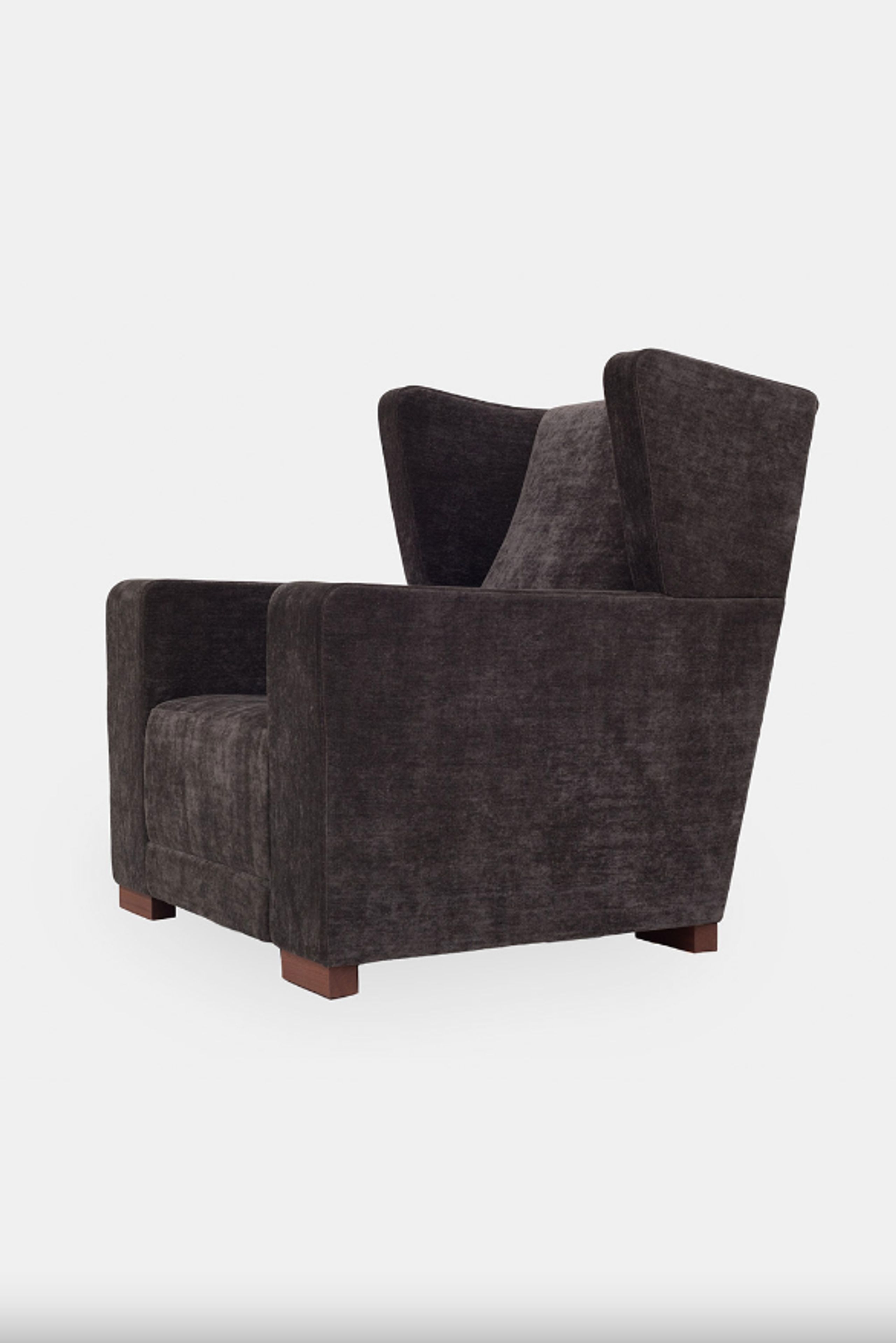 Klassik Studio - Armchair - Square Chair - Dedar Belsuede fabric
