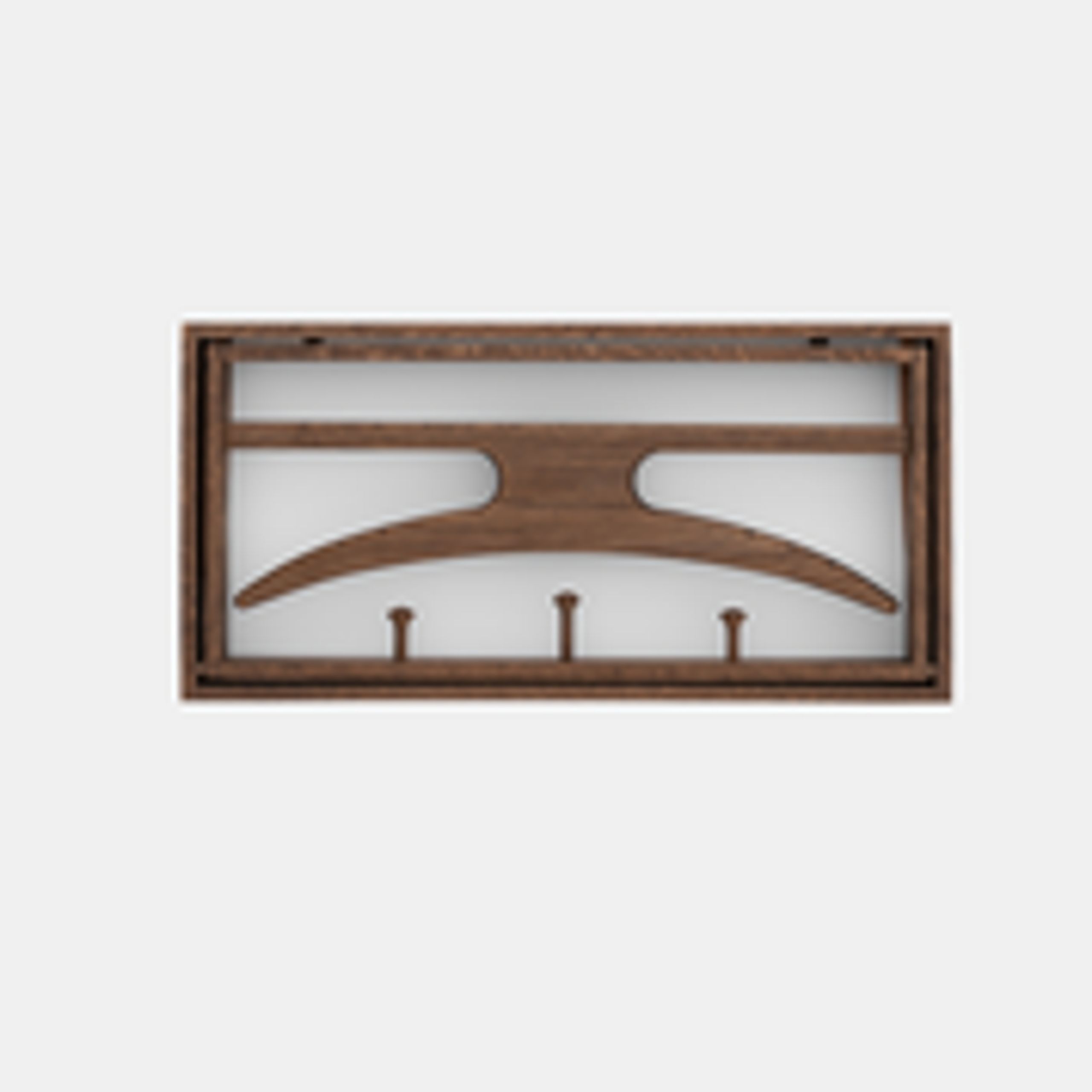 Klassik Studio - Stumtjener - The Hanger Udstillingsmodel - Røget Eg / Hvid