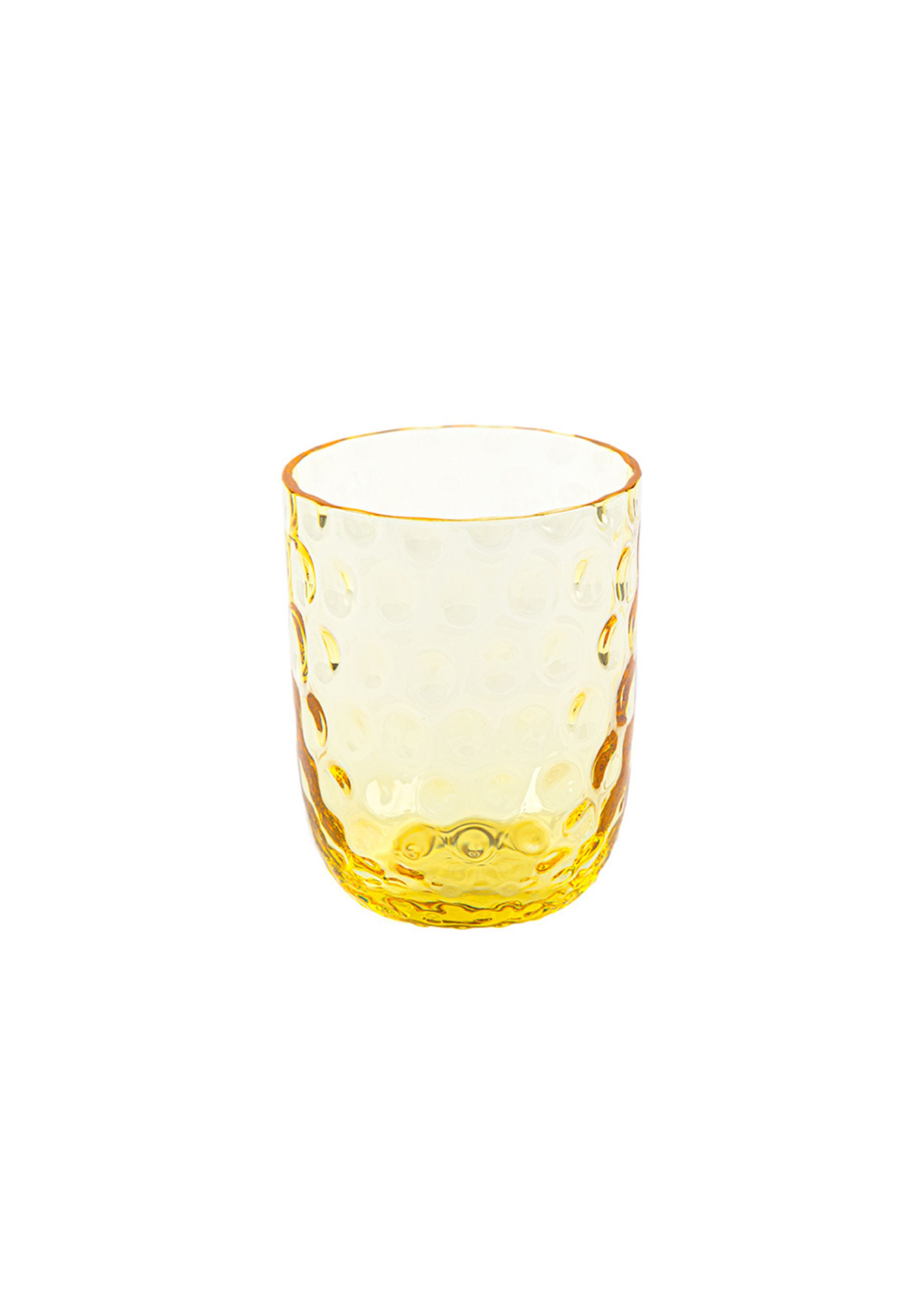 Kodanska - Glass - Danish Summer Tumbler Small Drops - Yellow