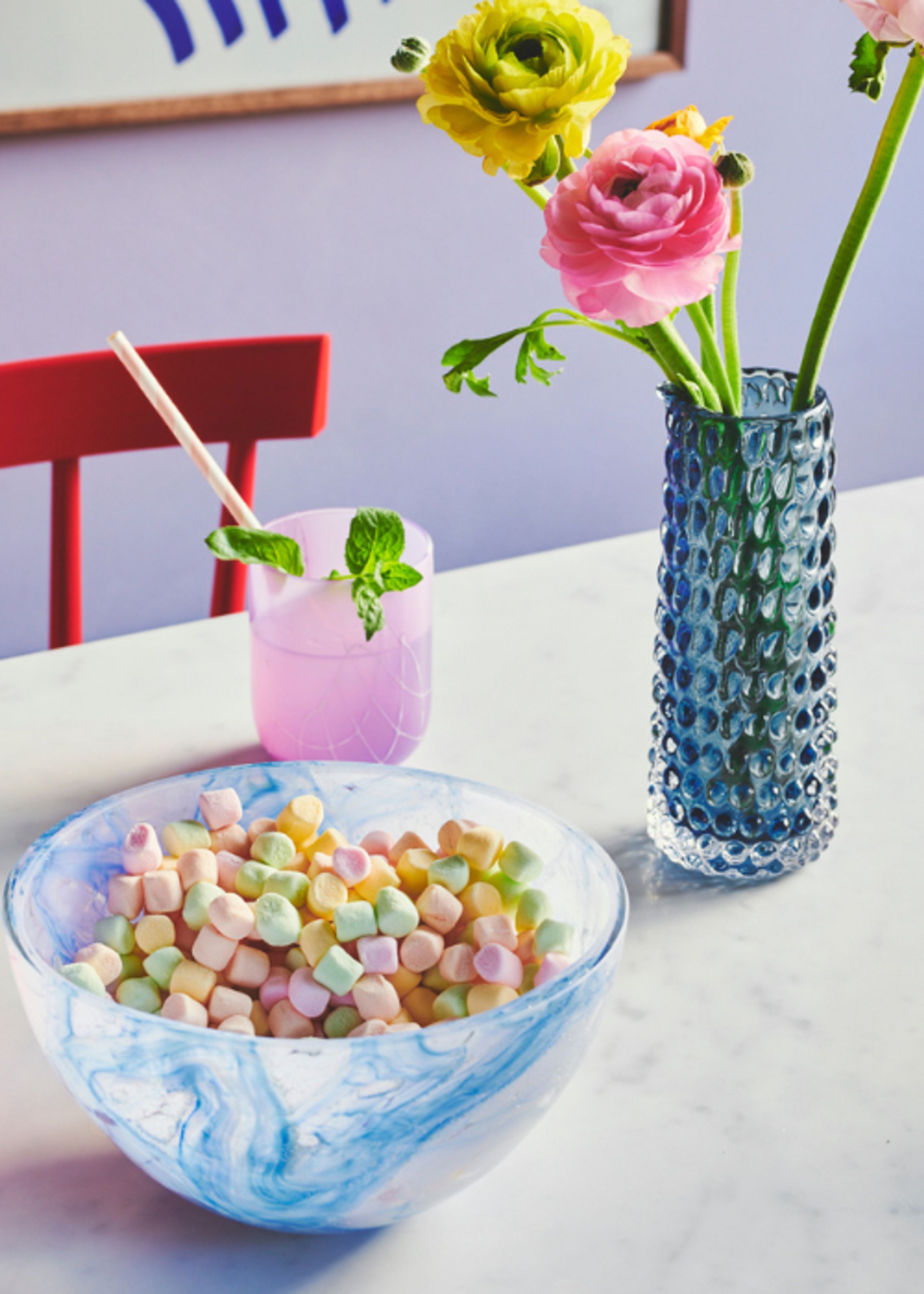 Kodanska - Karaf - Danish Summer Milk Pitcher - Pink