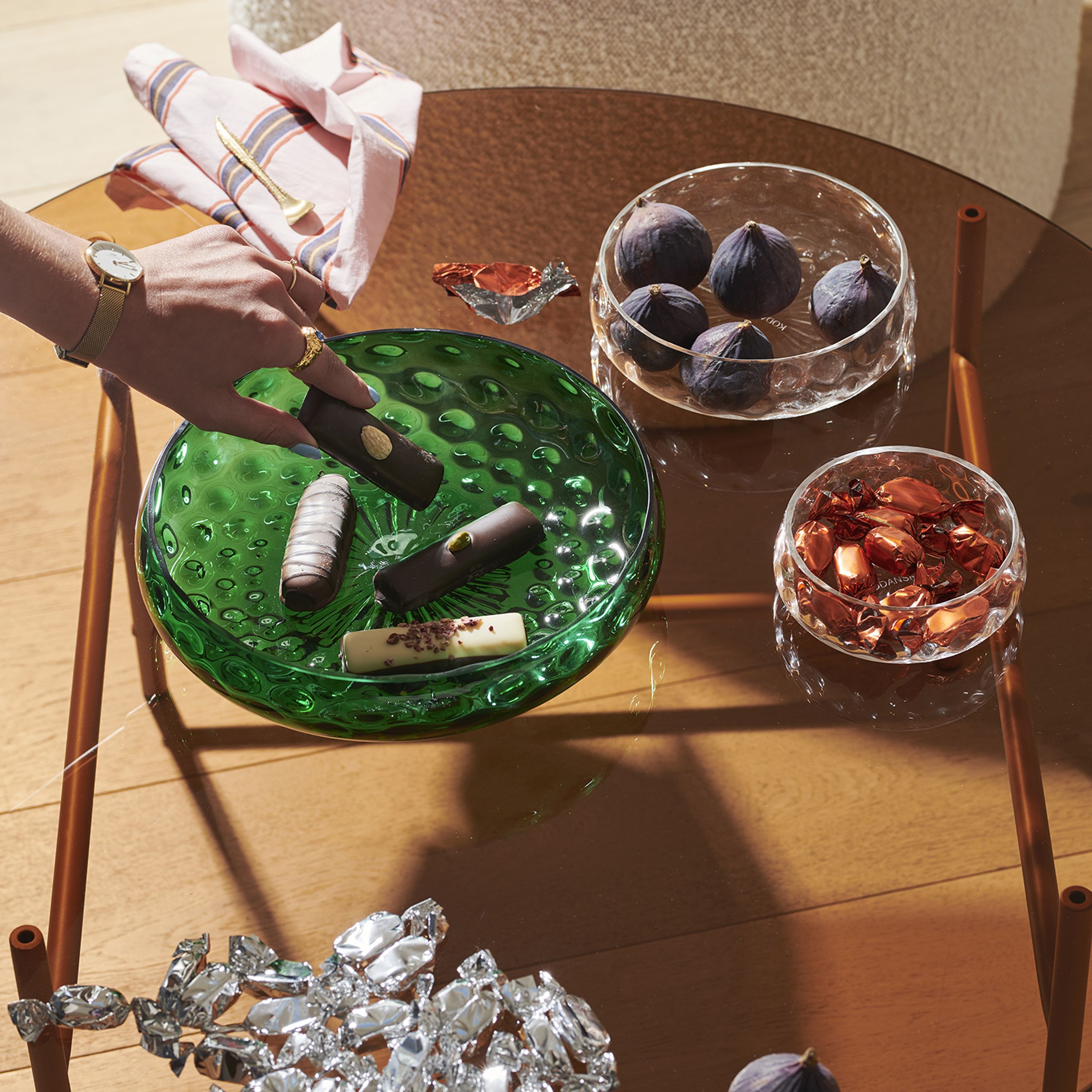 Kodanska - Salute - Danish Summer Bowl Small - Blue