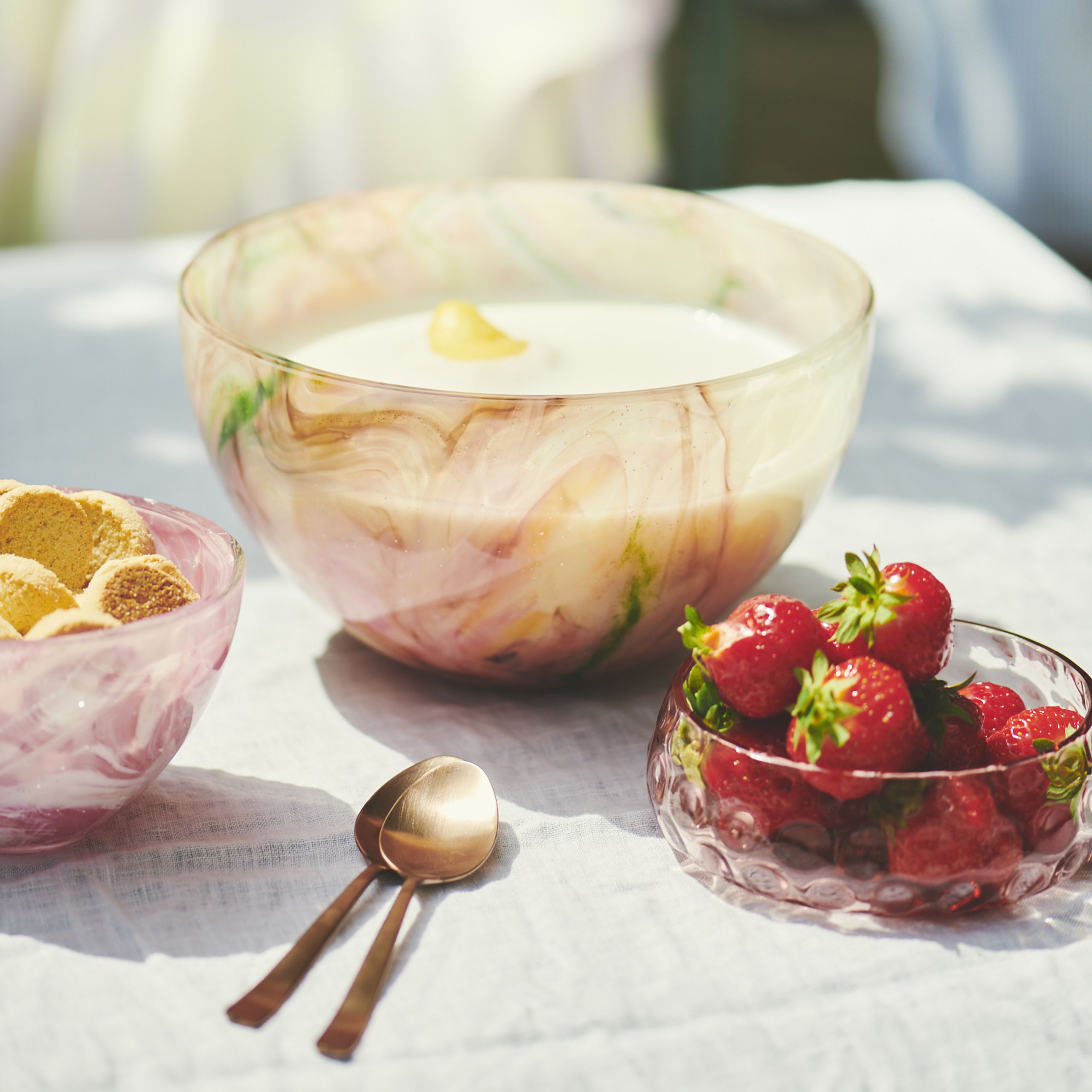 Kodanska - Salute - Danish Summer Bowl Small - Blue