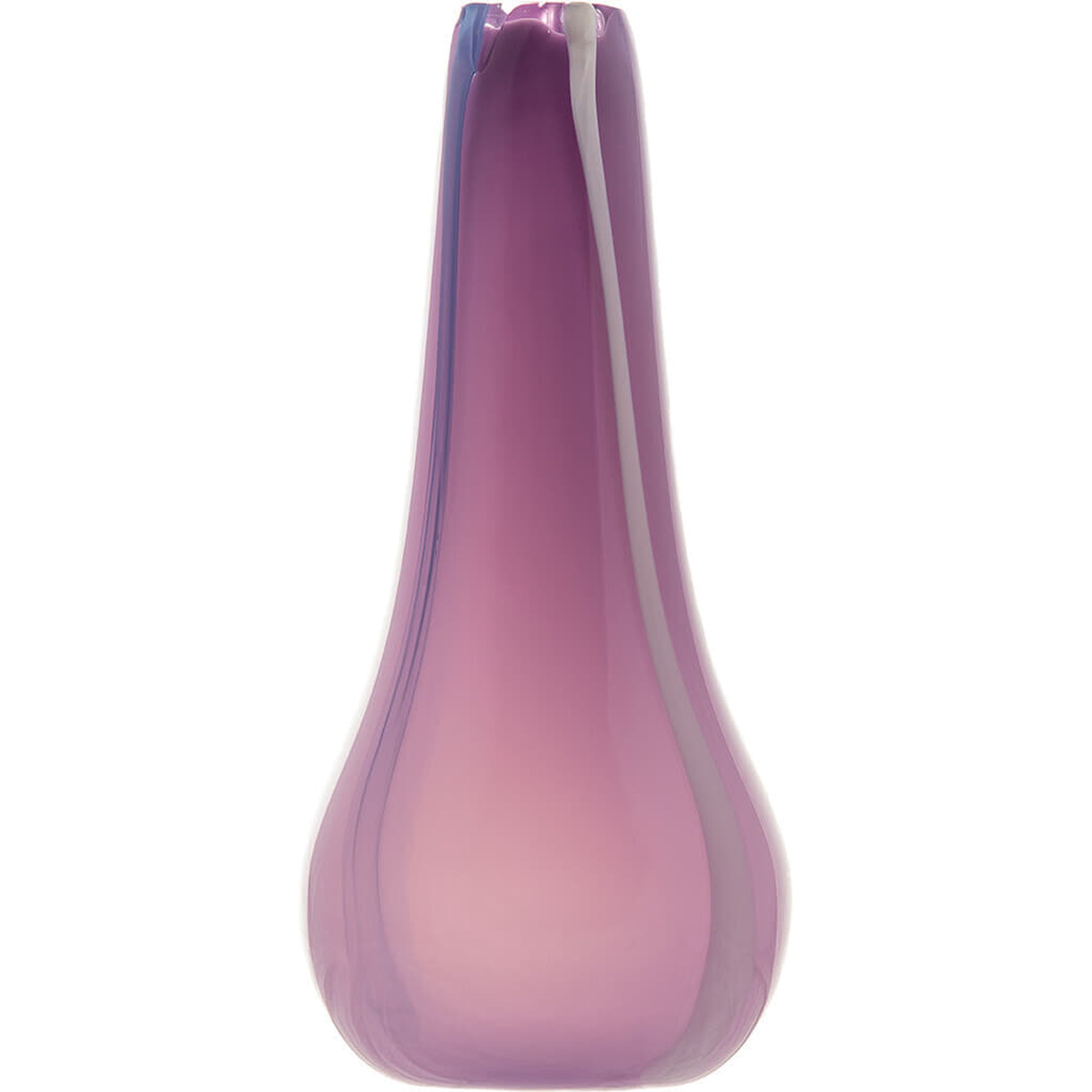 Kodanska - Vase - Flow Vase - Purple W. Stripes