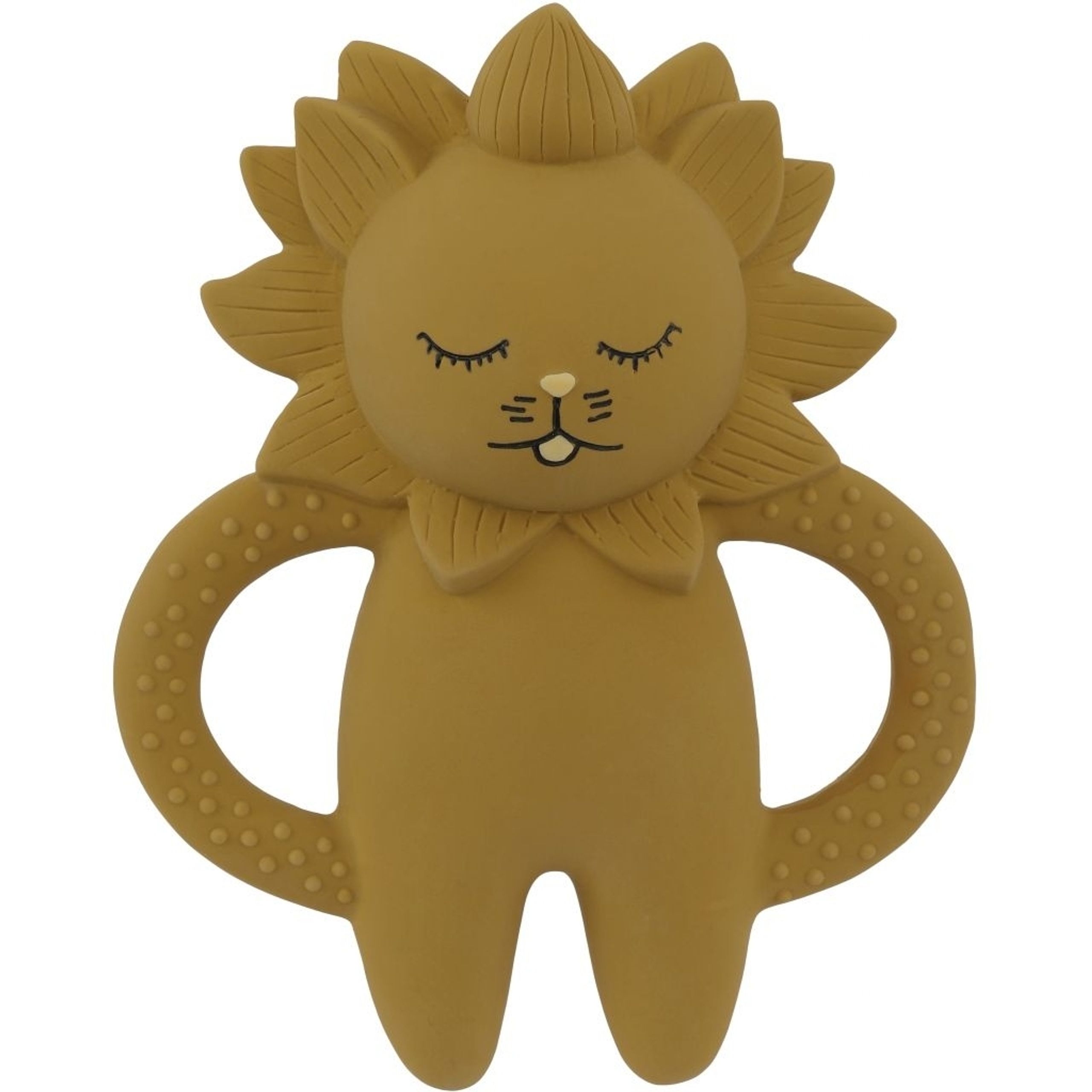 Konges Sløjd - Budgivning - TEETH SOOTHER LION - MUSTARD