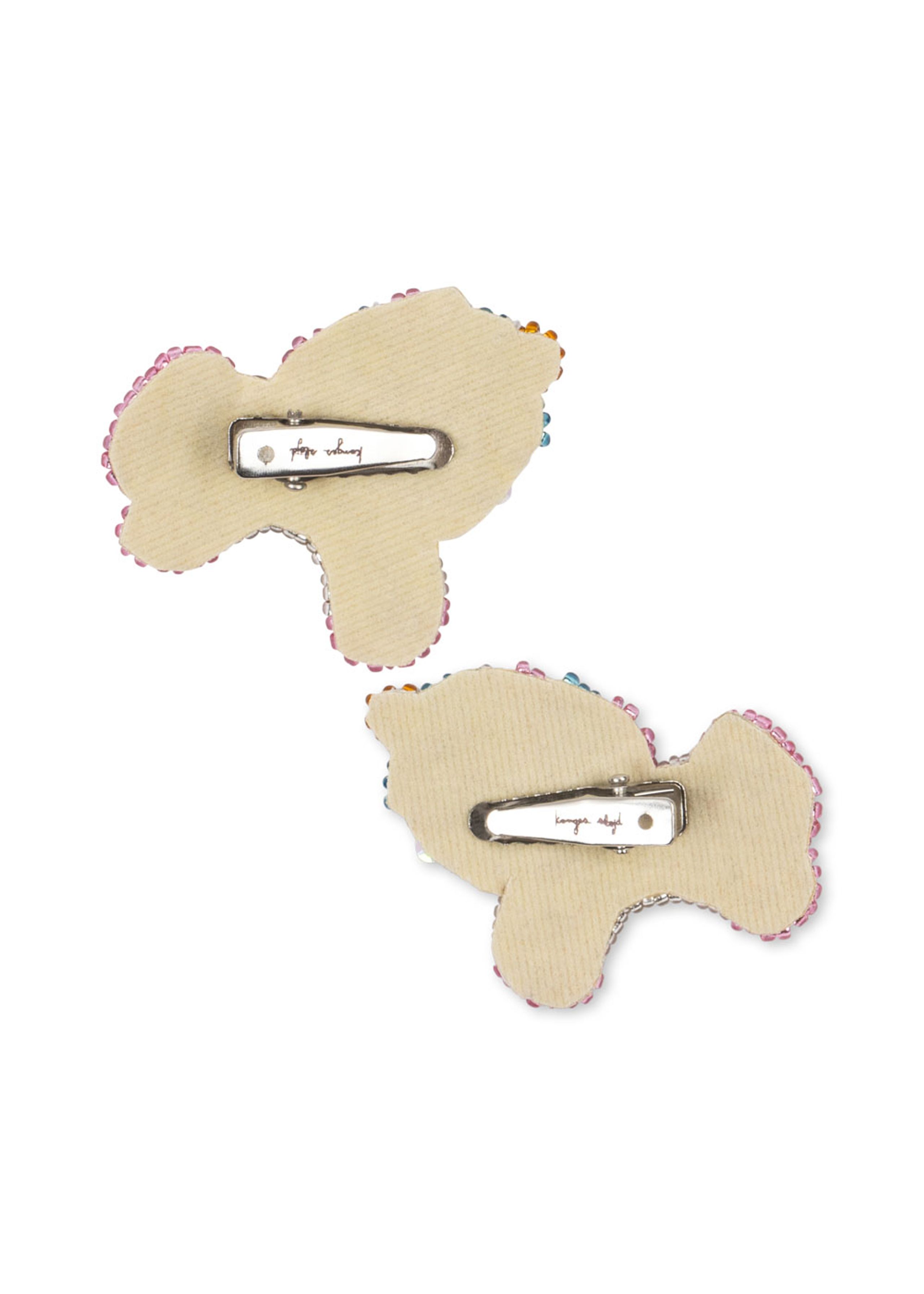 Konges Sløjd - Dětské ozdoby do vlasů - 2 PACK UNICORN BEADED HAIR CLIPS - Unicorn