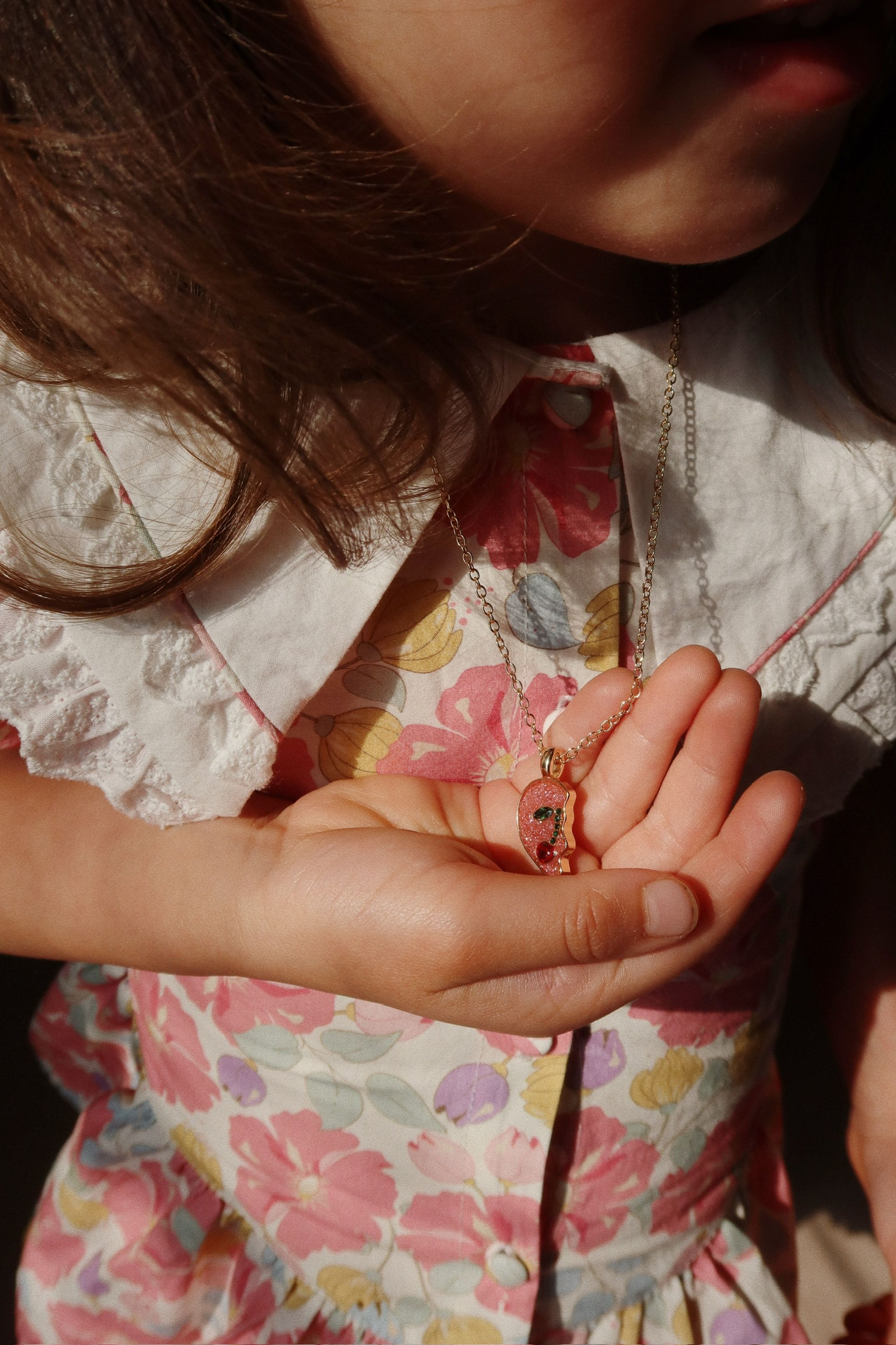 Konges Sløjd - Kinderschmuck - Bestie Necklace - CHERRY