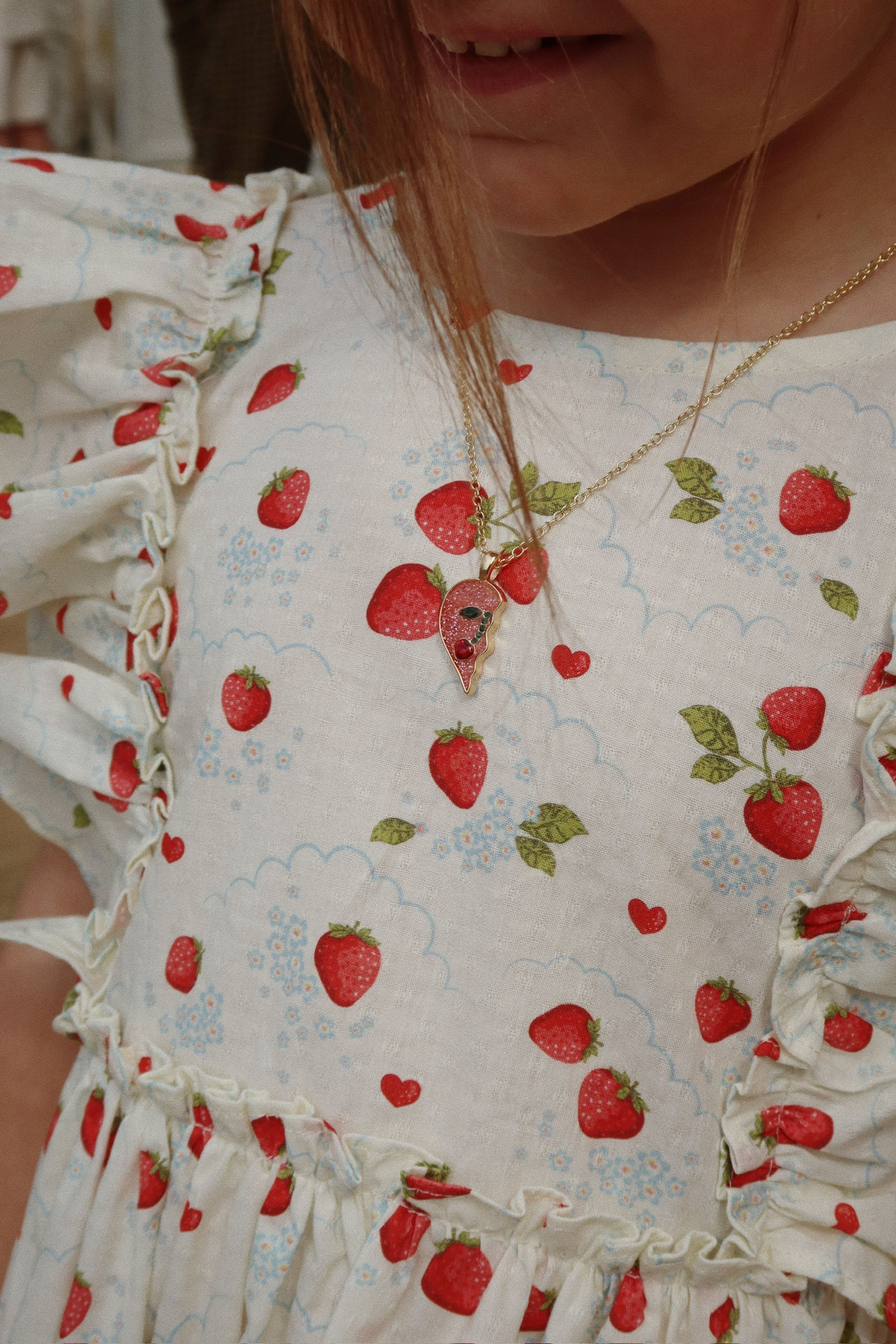 Konges Sløjd - Kinderschmuck - Bestie Necklace - CHERRY