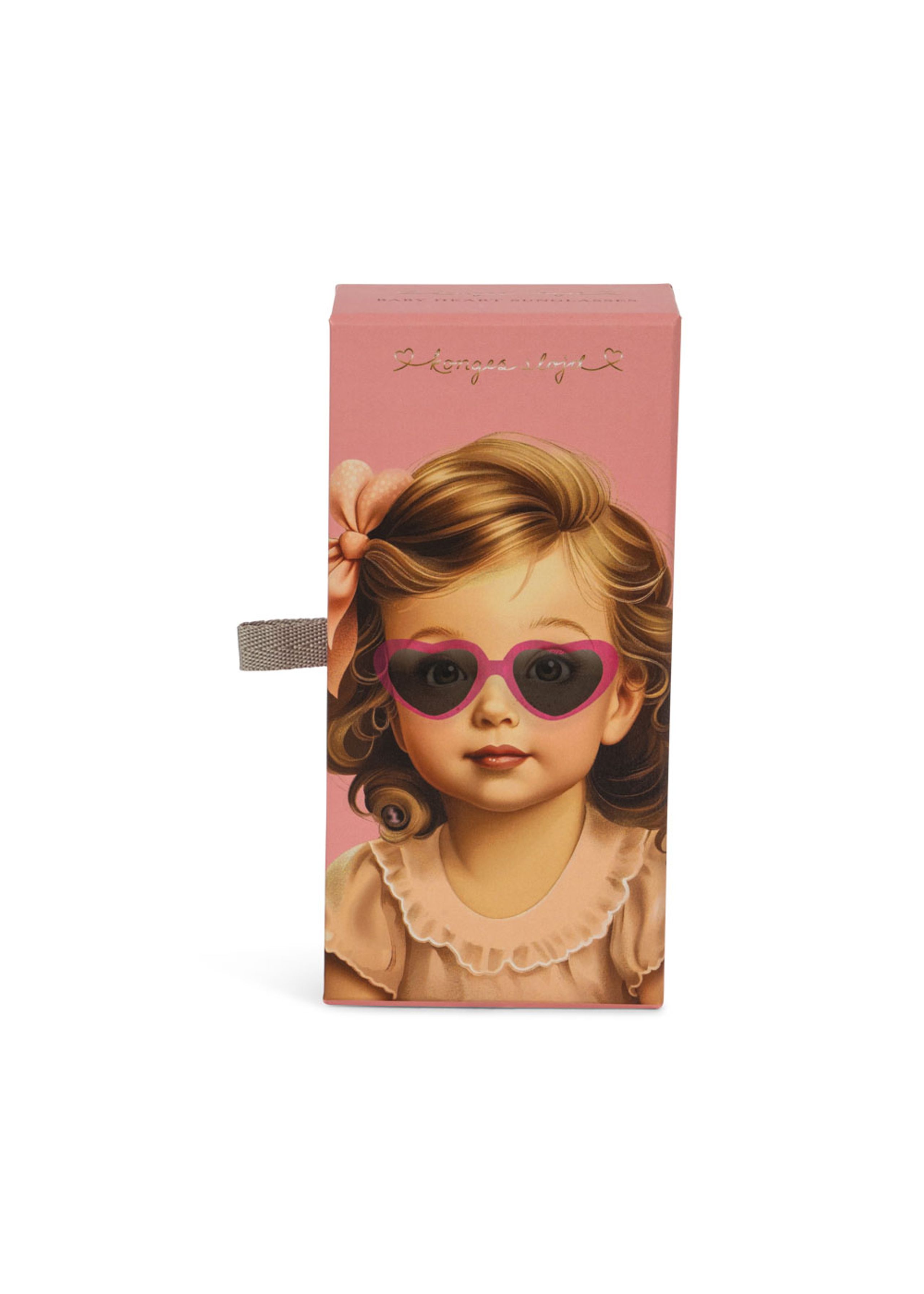Konges Sløjd - Børne smykke - Sunglasses Baby Heart - PINK MULTI