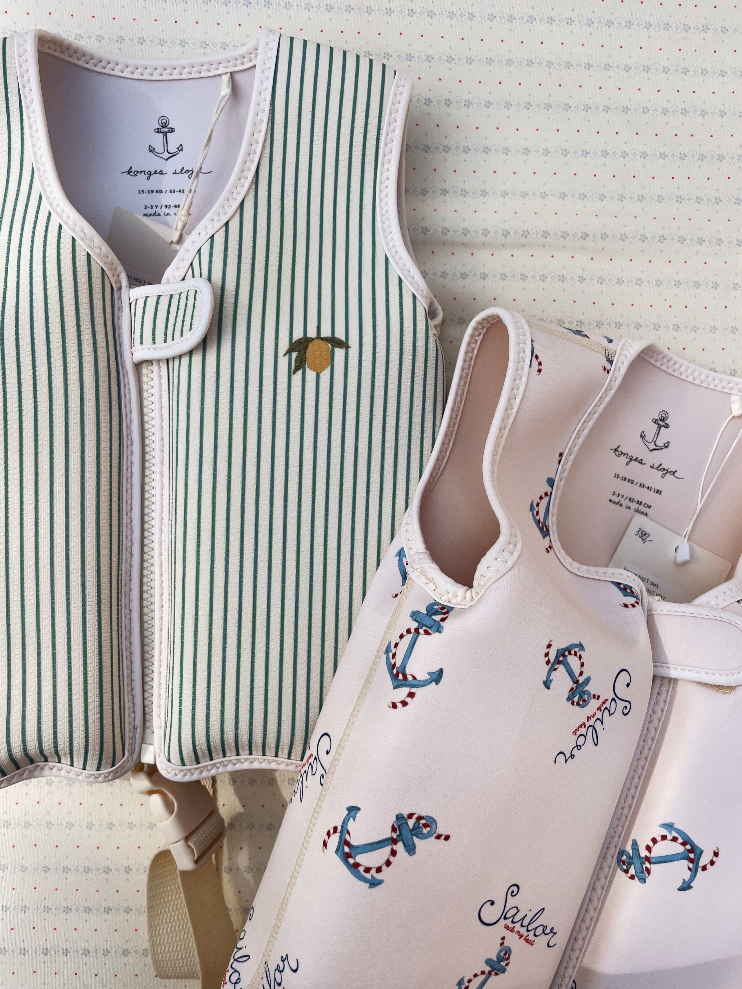 Konges Sløjd - Dětská záchranná vesta - Ellis Swim Vest - TEA STRIPE