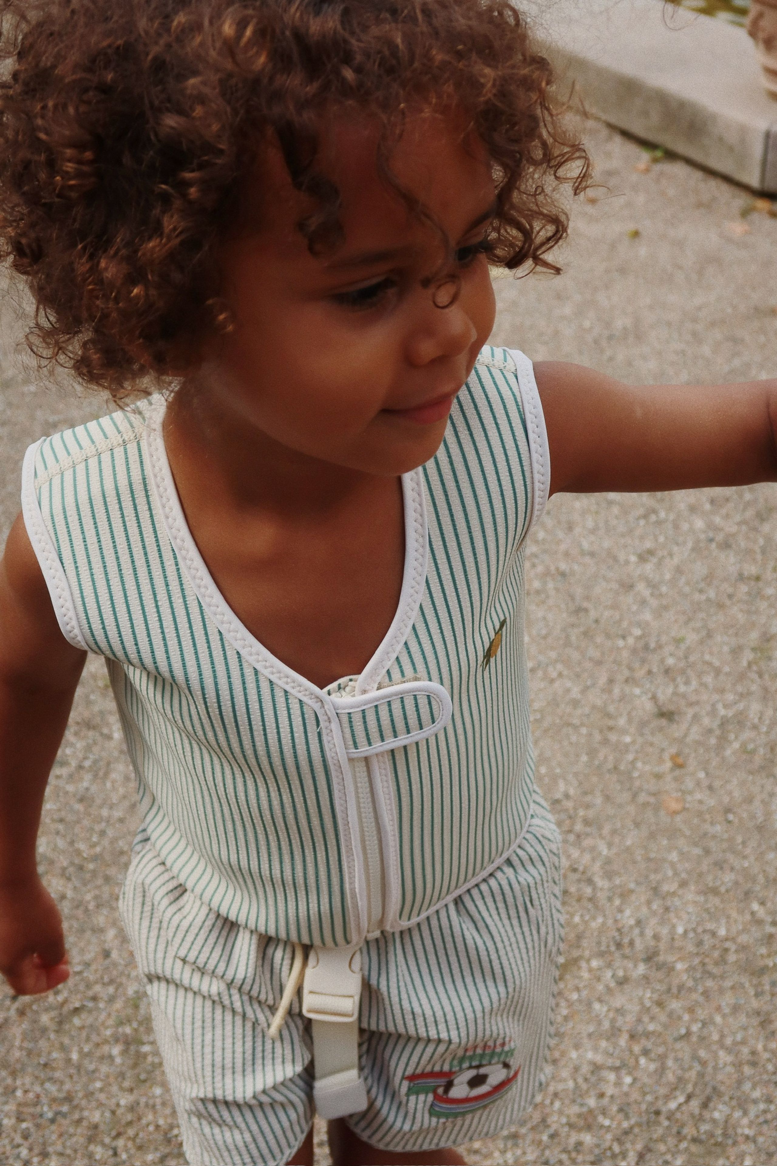 Konges Sløjd - Dětská záchranná vesta - Ellis Swim Vest - TEA STRIPE