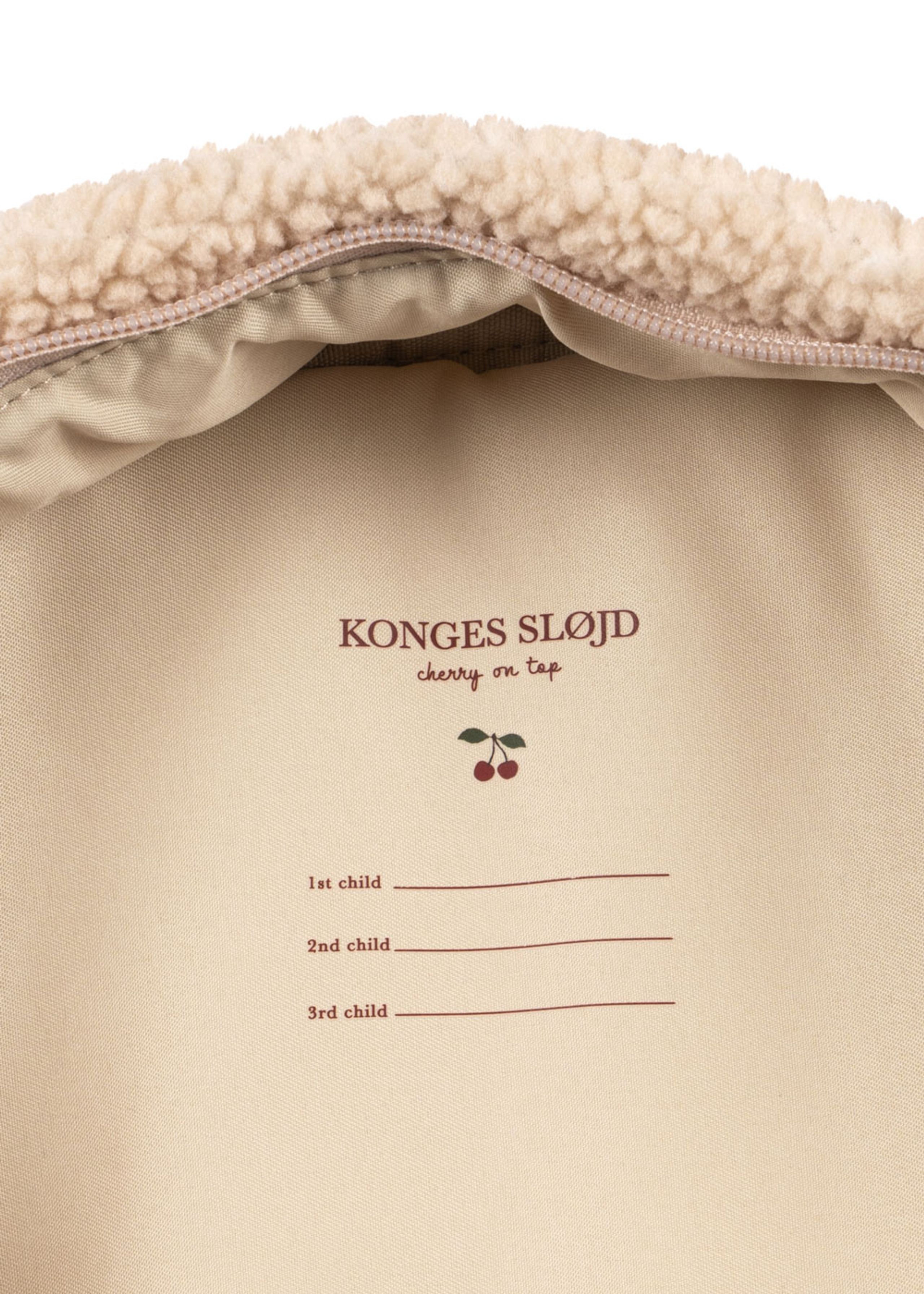 Konges Sløjd - Dětská taška - Jody Teddy Backpack - LADYBUG SAND