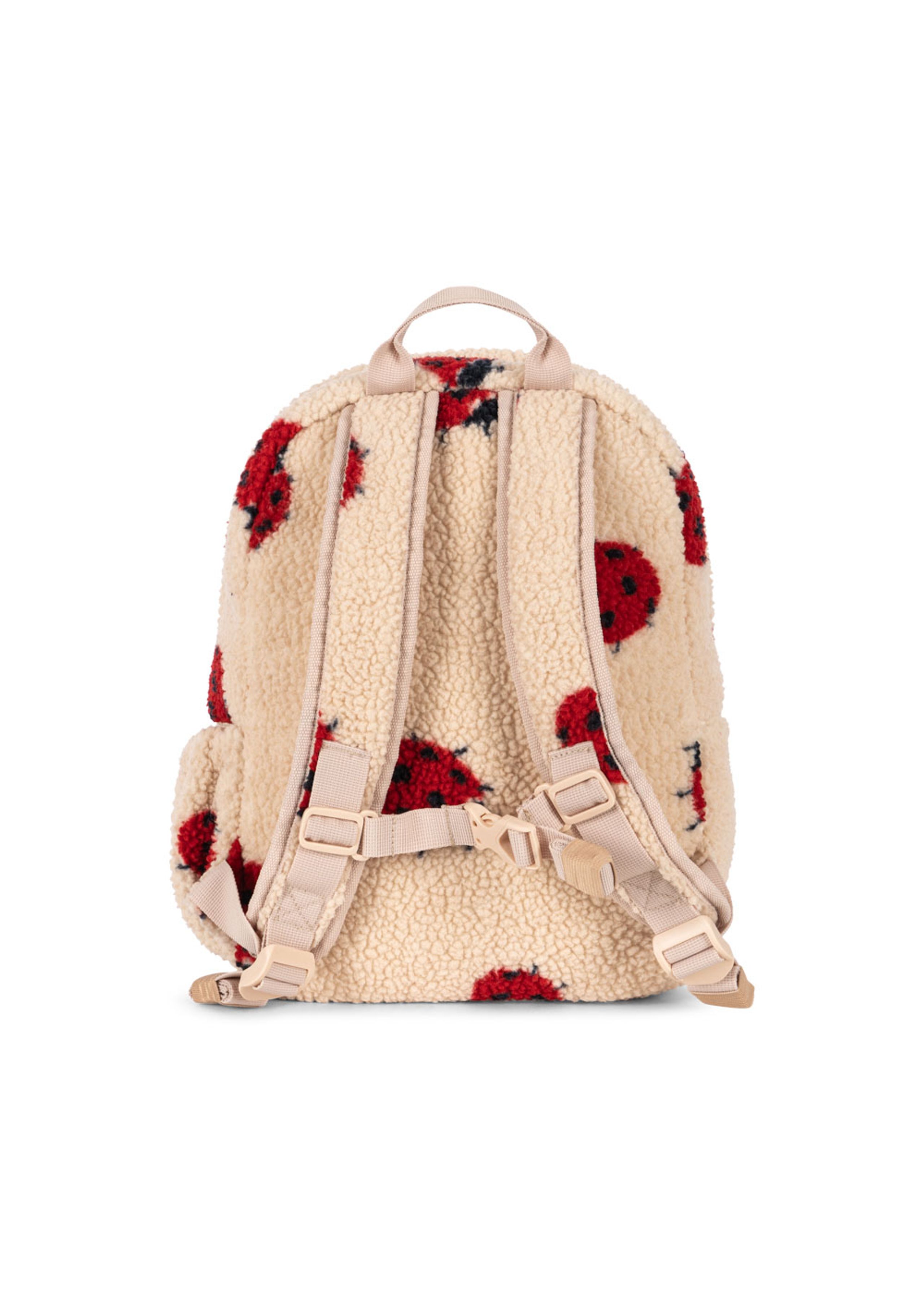 Konges Sløjd - Dětská taška - Jody Teddy Backpack - LADYBUG SAND
