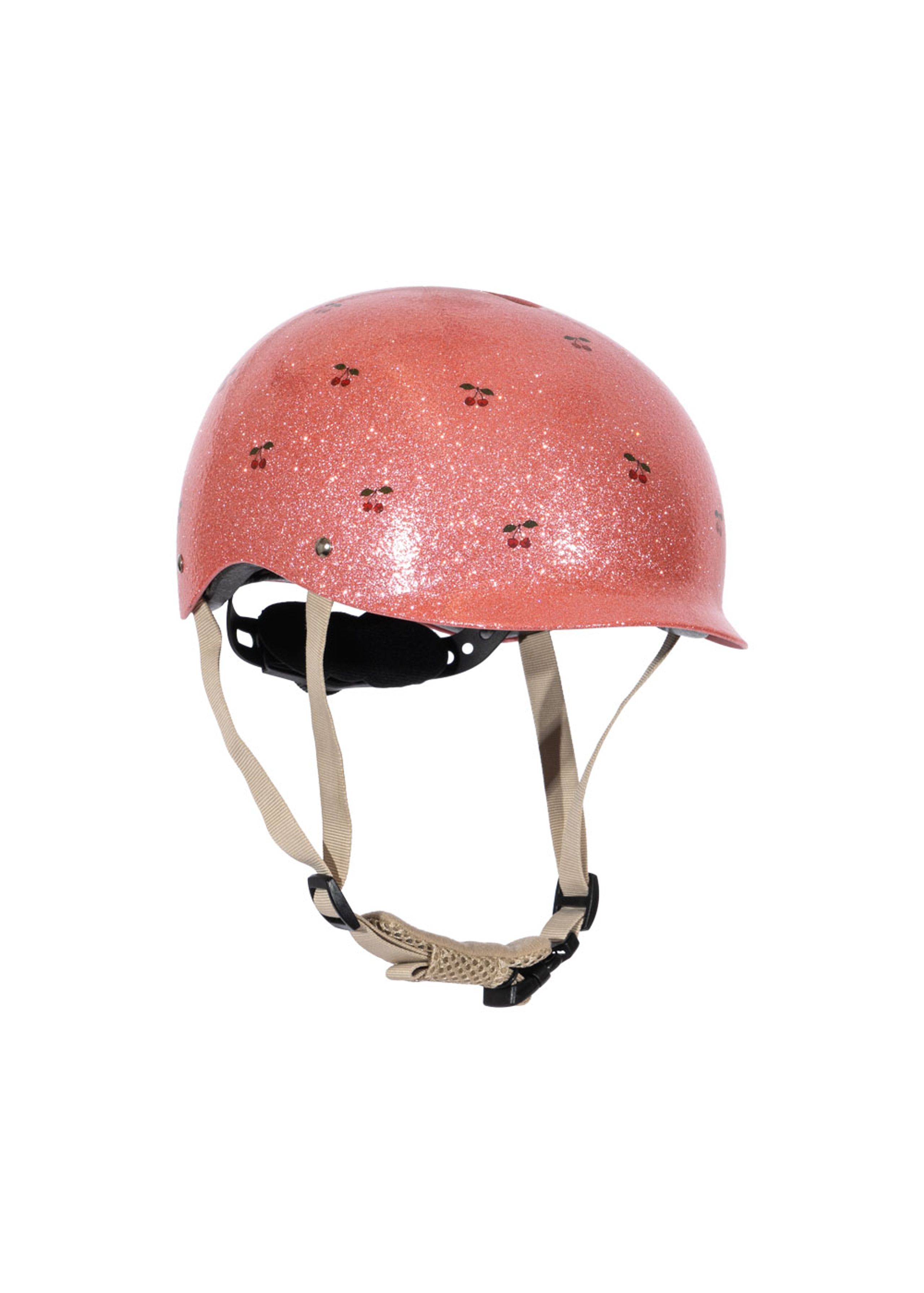 Konges Sløjd - Dětská cyklistická přilba - AIKO BICYCLE HELMET - CHERRY GLITTER