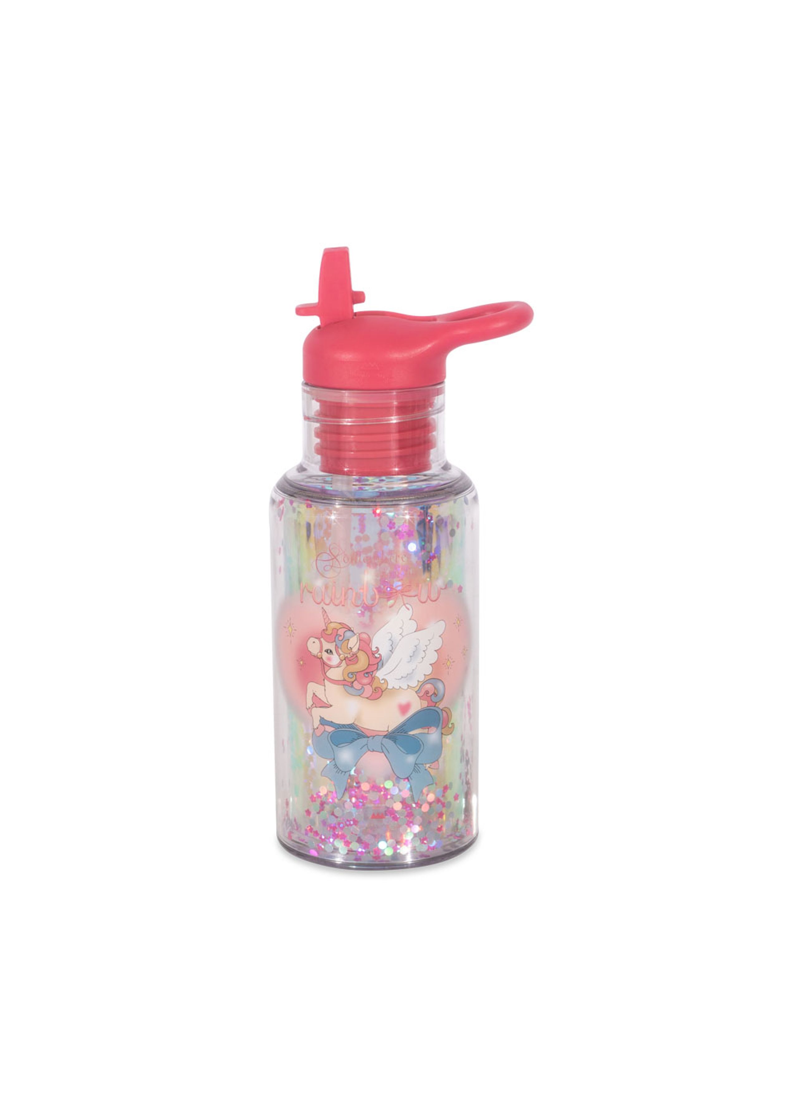 Konges Sløjd - Gourde pour enfants - Glitter Bottle - OVER THE RAINBOW