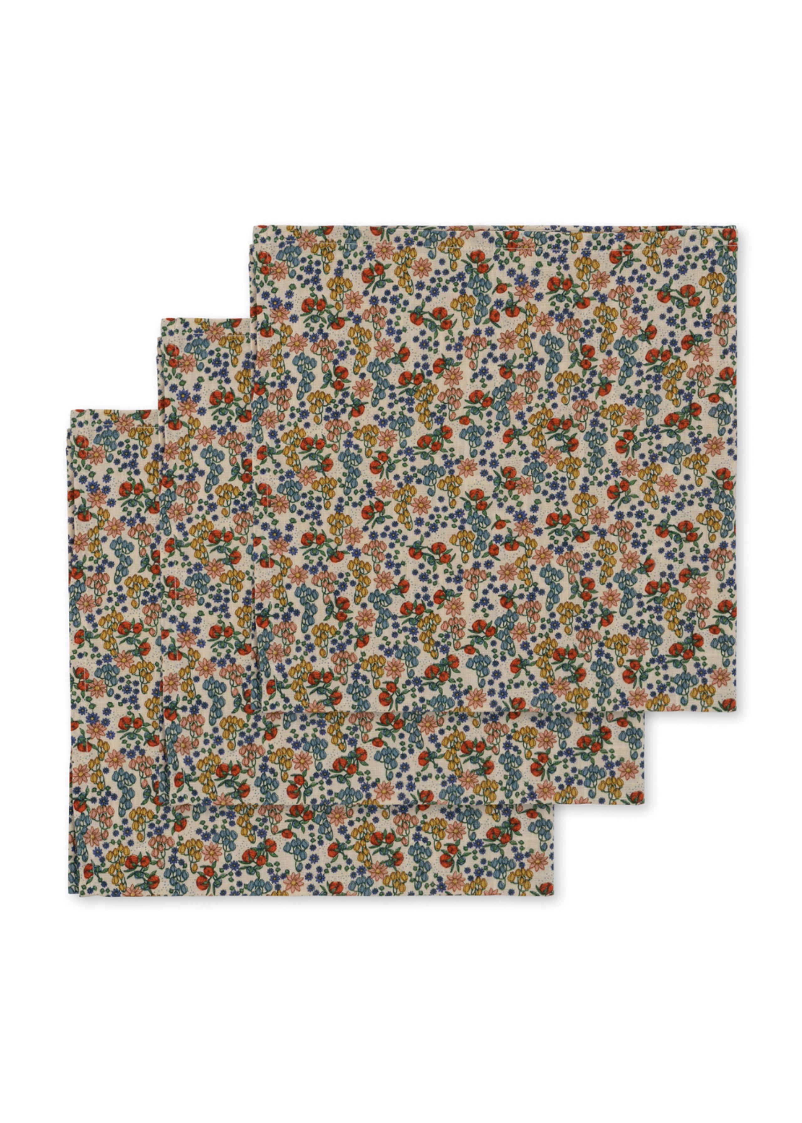 Konges Sløjd - Kindertuch - 3 PACK MUSLIN CLOTH - Bibi Fleur