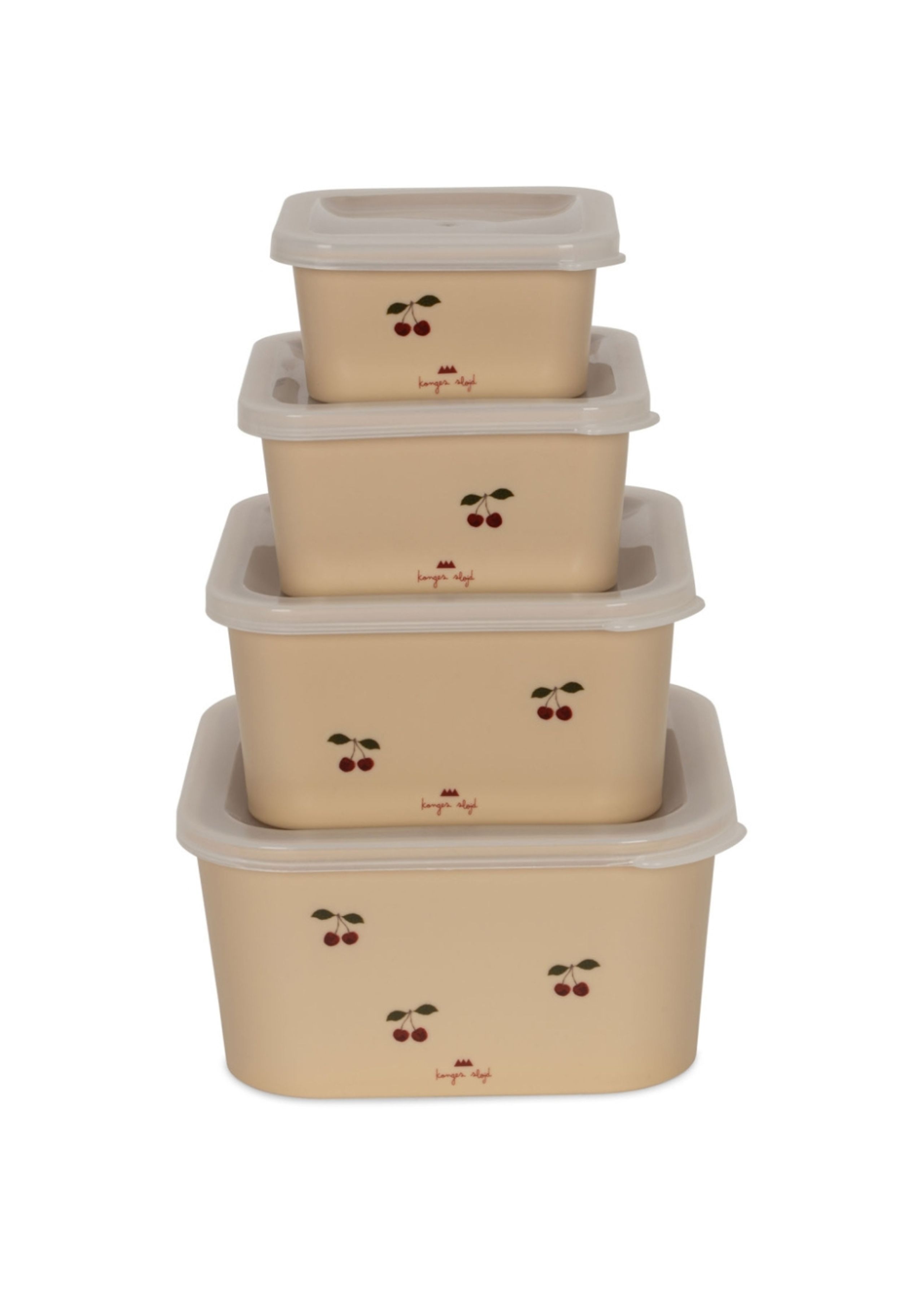 Konges Sløjd - Children's lunch box - FOOD CONTAINER SET - CHERRY