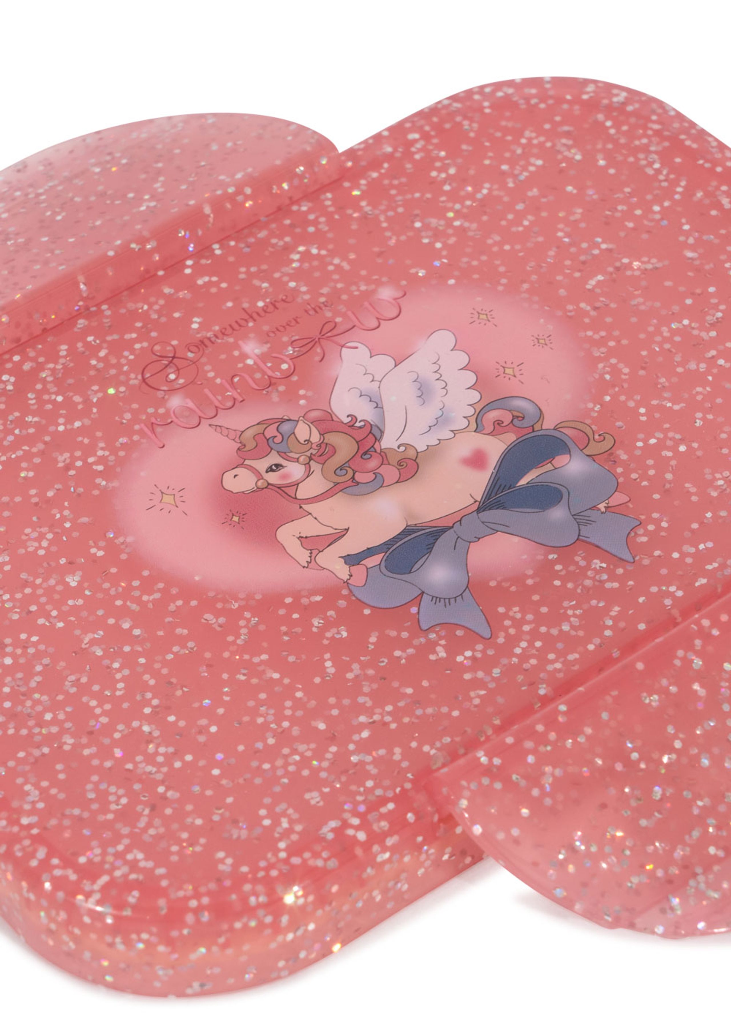 Konges Sløjd - Broodtrommel voor kinderen - Lunch Box Glitter - OVER THE RAINBOW