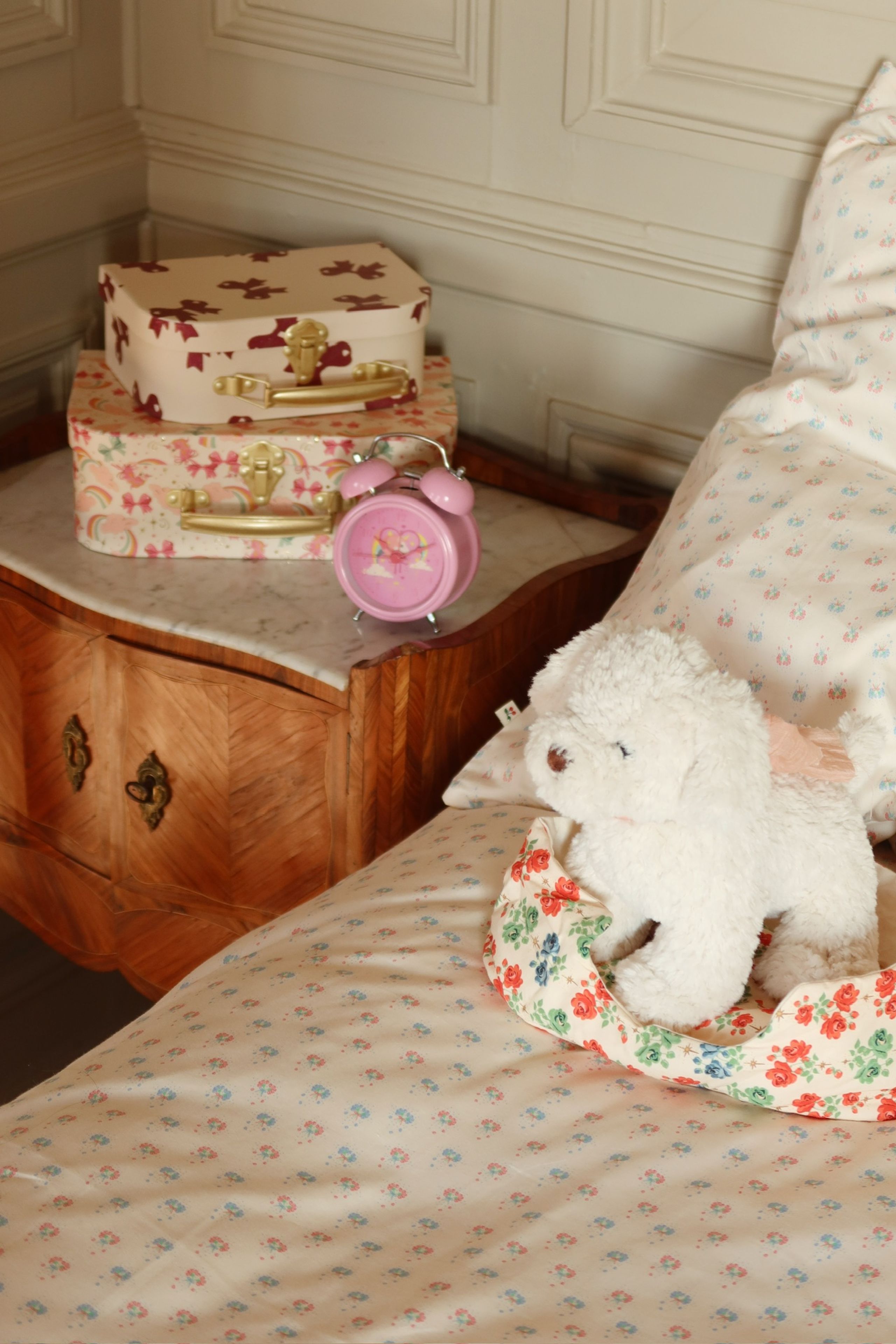 Konges Sløjd - Lapsen säilytyslaatikko - 2 Pack Suitcase - RAINBOW BOW