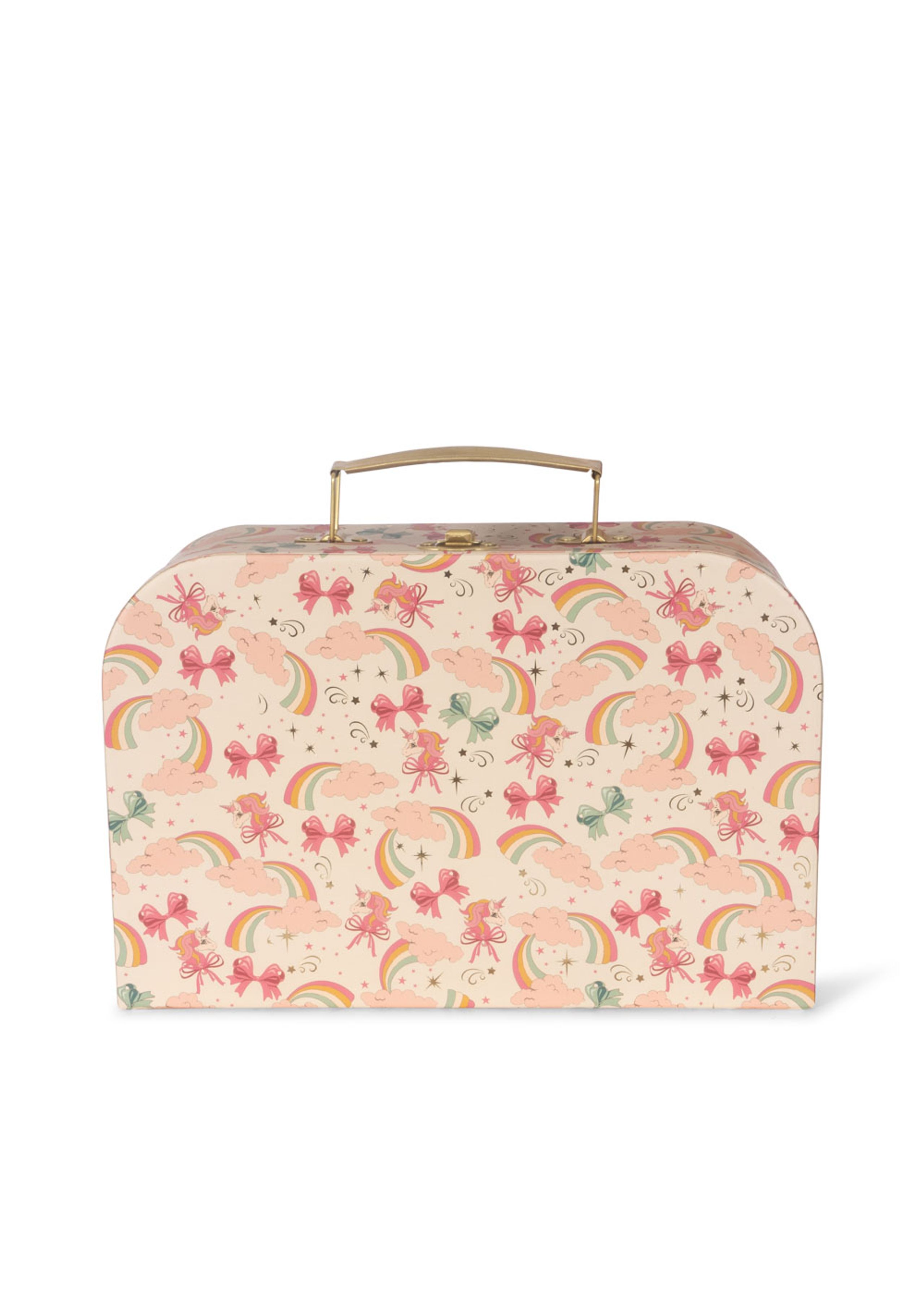 Konges Sløjd - Lapsen säilytyslaatikko - 2 Pack Suitcase - RAINBOW BOW