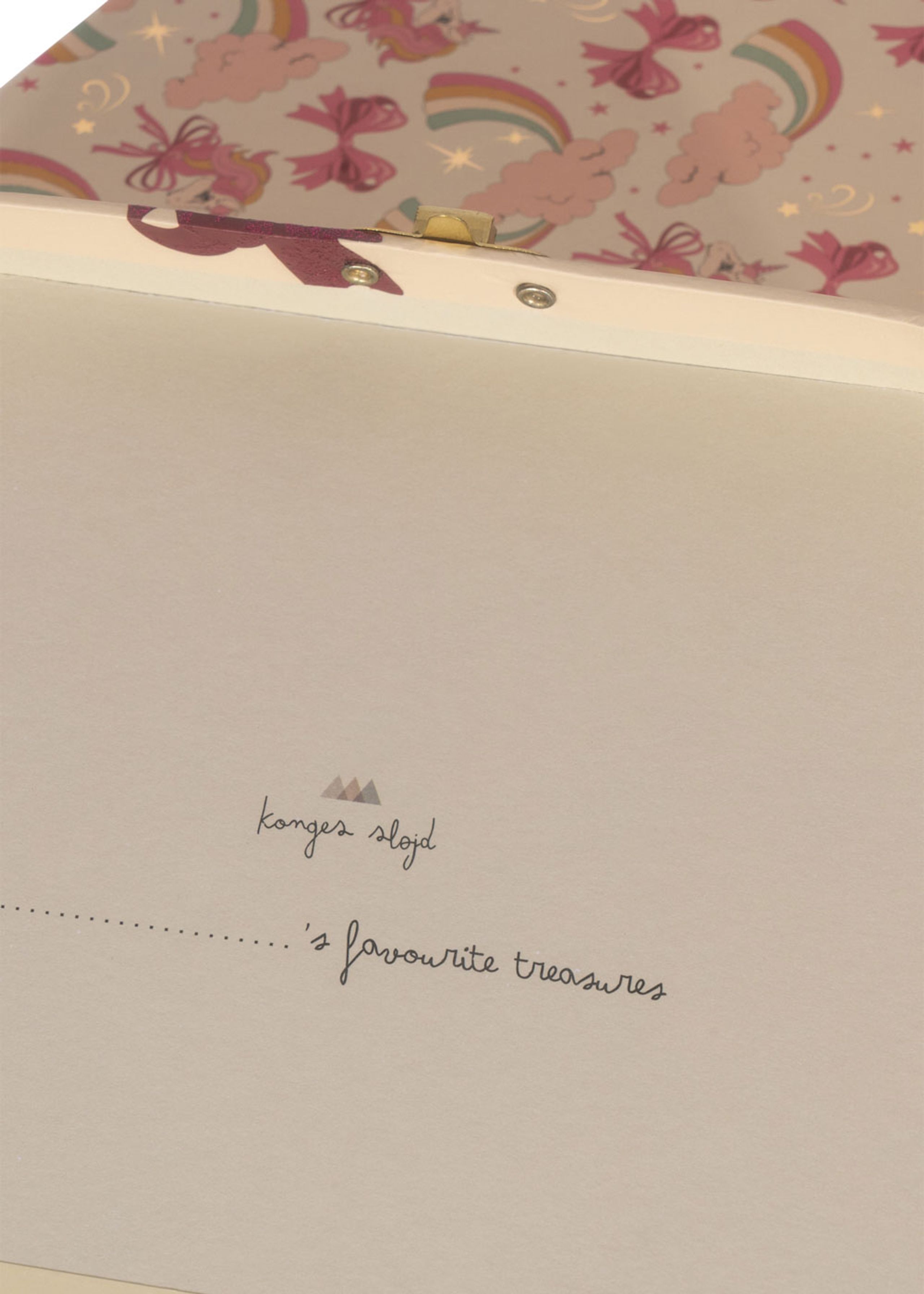 Konges Sløjd - Lapsen säilytyslaatikko - 2 Pack Suitcase - RAINBOW BOW