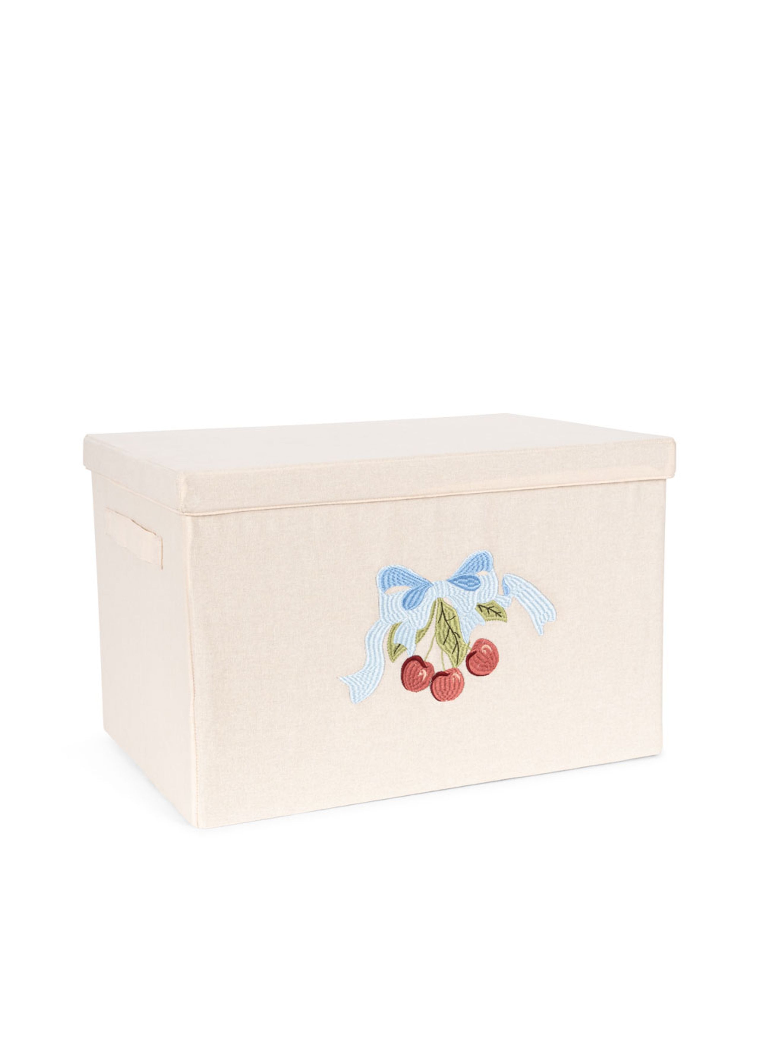 Konges Sløjd - Child storage box - Big Storage Basket - CHERRY BOW