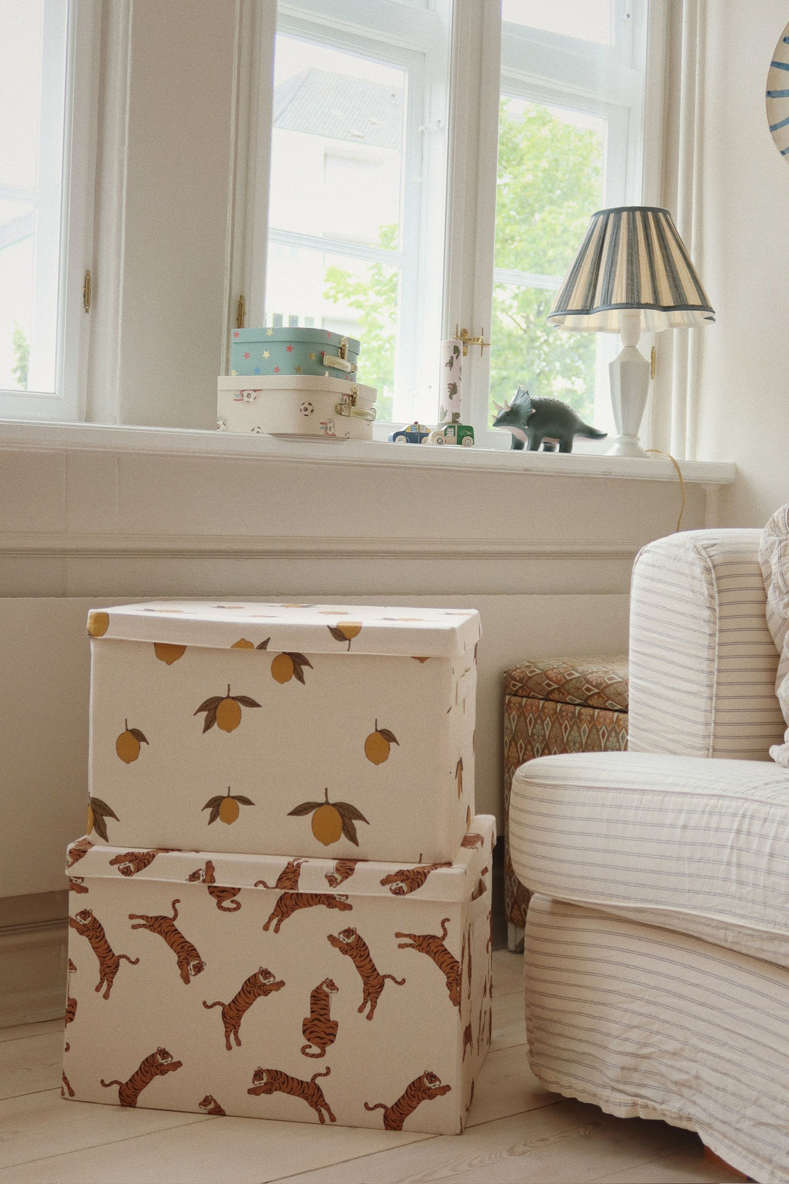 Konges Sløjd - Child storage box - Big Storage Basket - TIGER