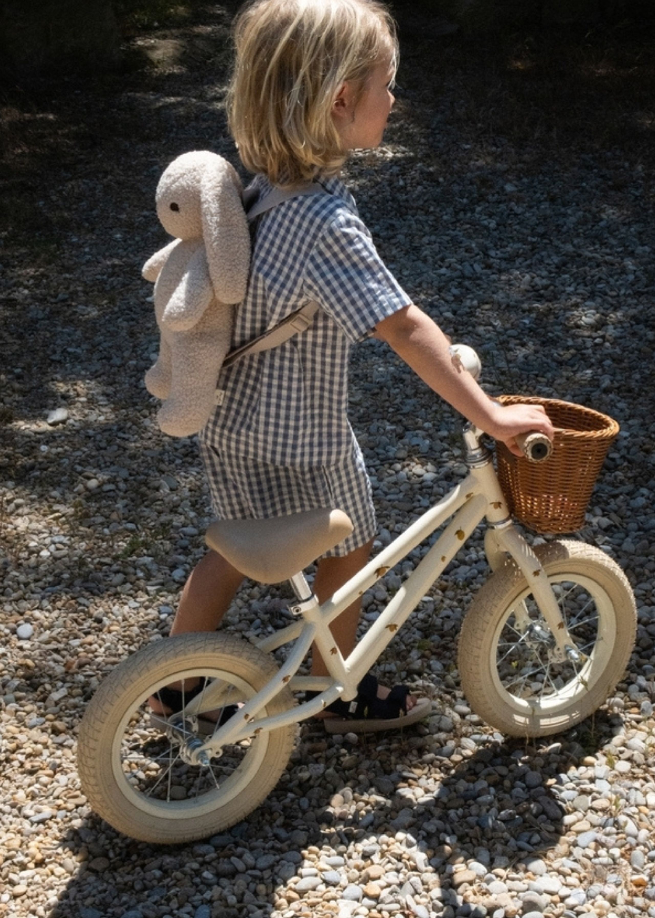 Konges Sløjd - Kopfkissen für Kinder - AIKO BALANCE BICYCLE - CHERRY