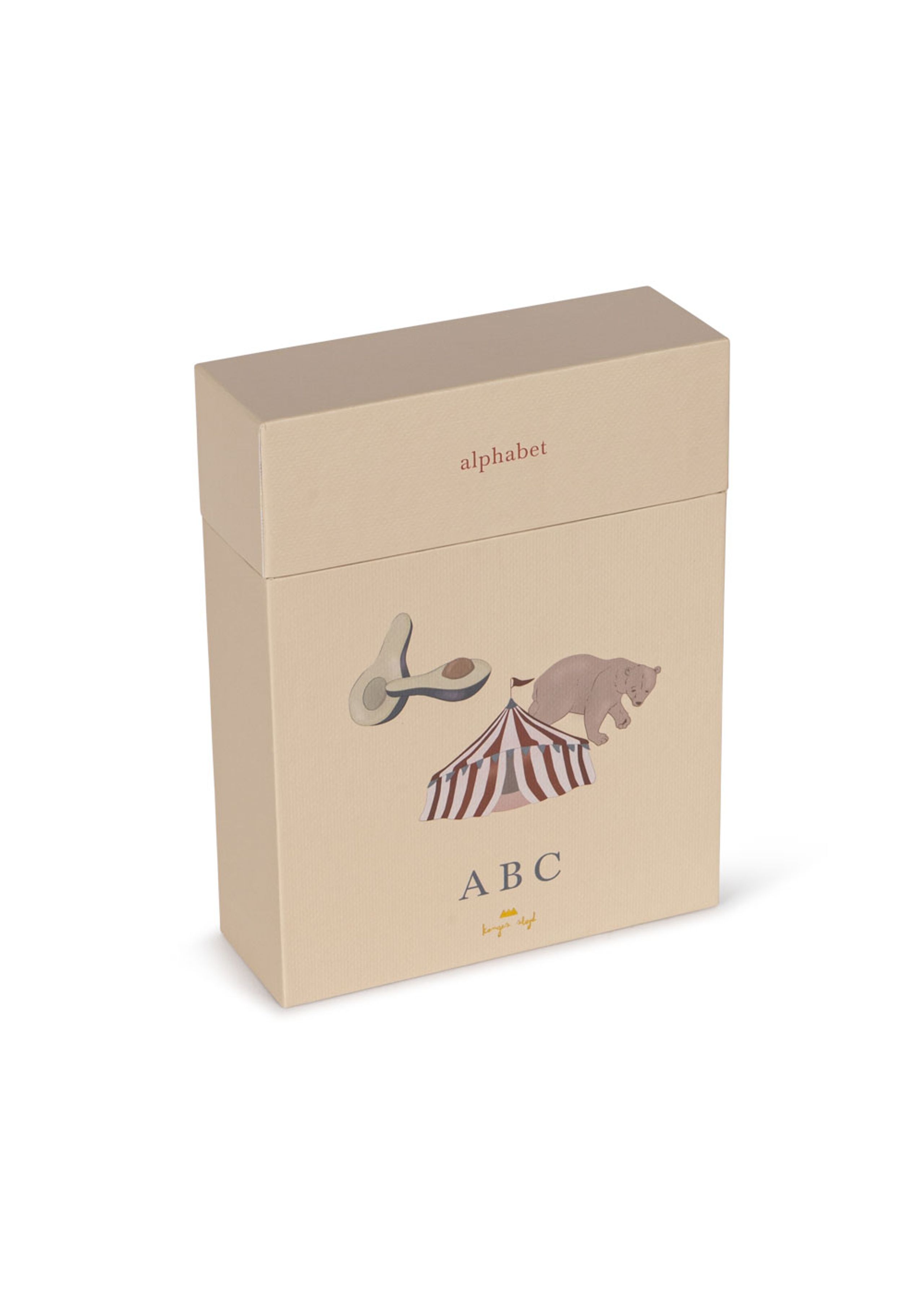 Konges Sløjd - Children's games - Cardboard Learning Cards - ALPHABET