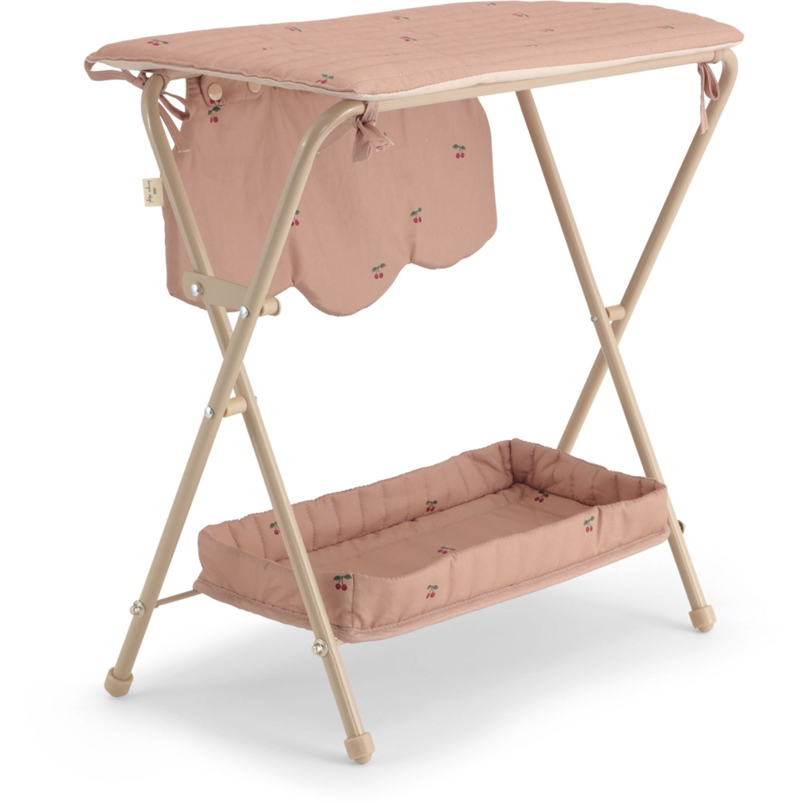 Konges Sløjd - Poppen accessoires - DOLL CHANGING TABLE - CHERRY BLUSH