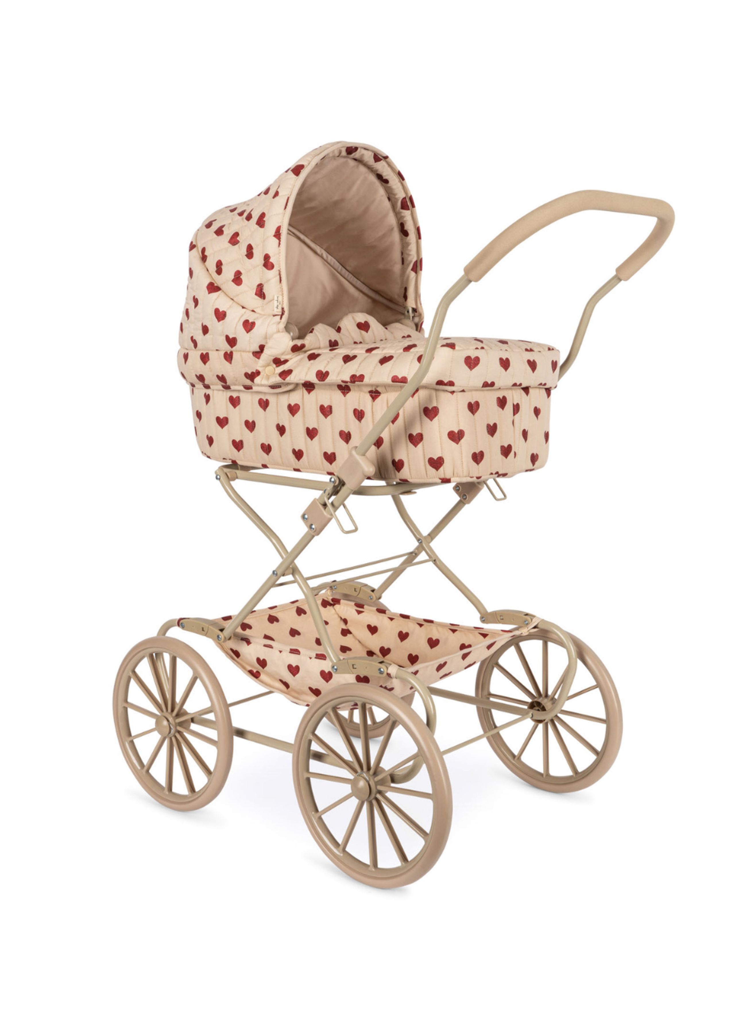 Konges Sløjd - Doll accessories - Doll Pram - Amour rouge
