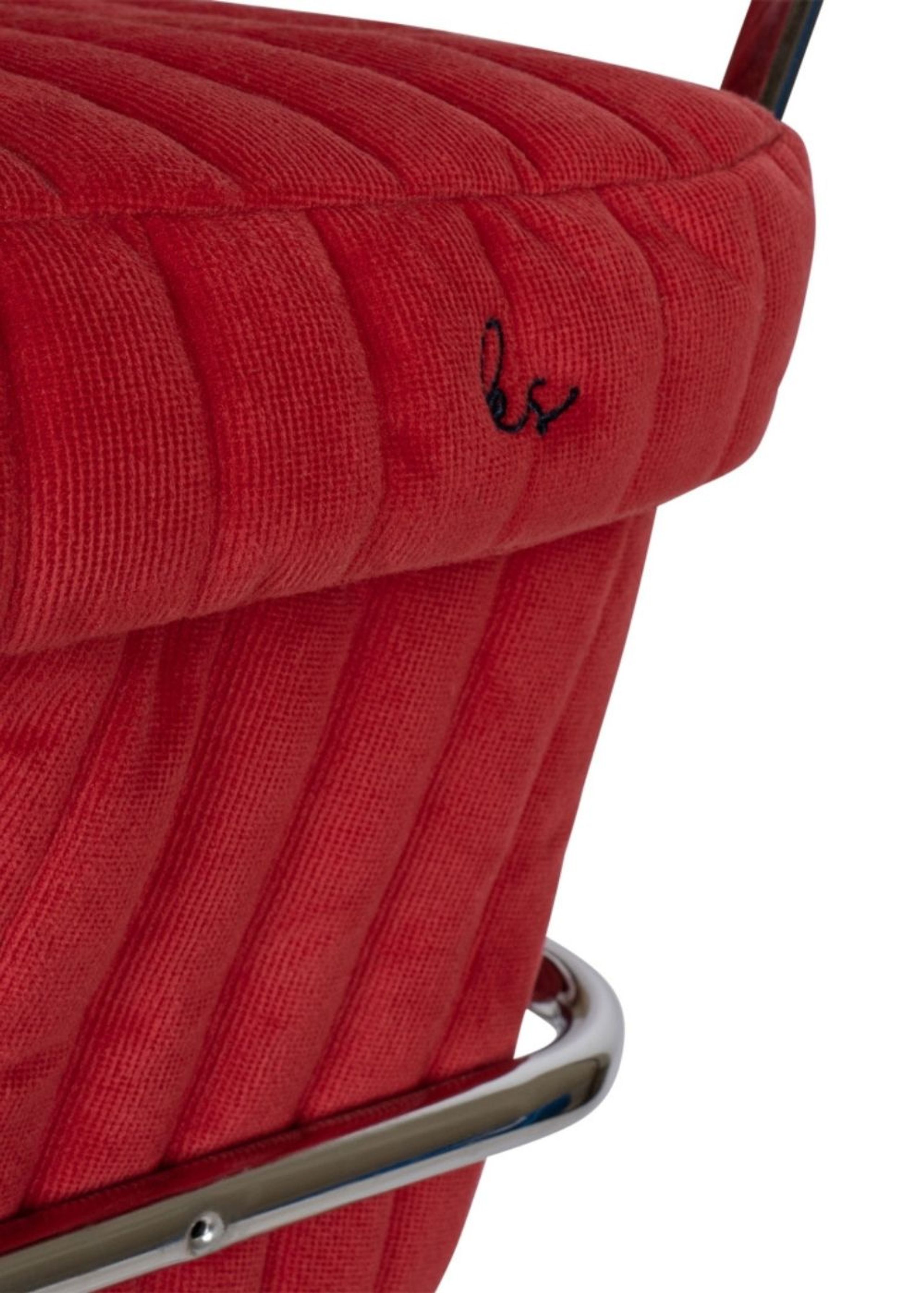 Konges Sløjd - Doll accessories - Doll Pram Corduroy - Red