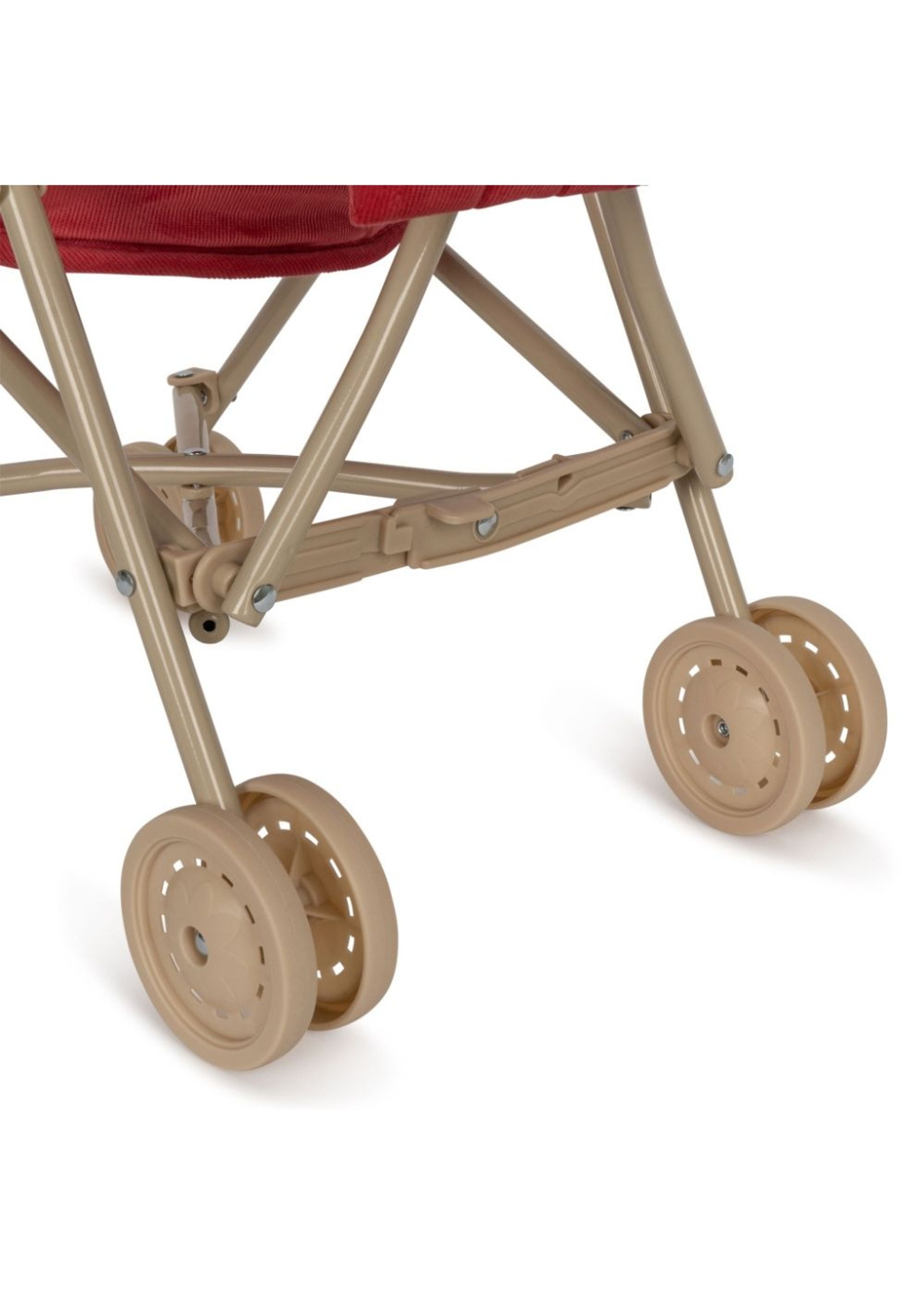 Konges Sløjd - Accessori per bambole - Doll Stroller Corduroy - Red