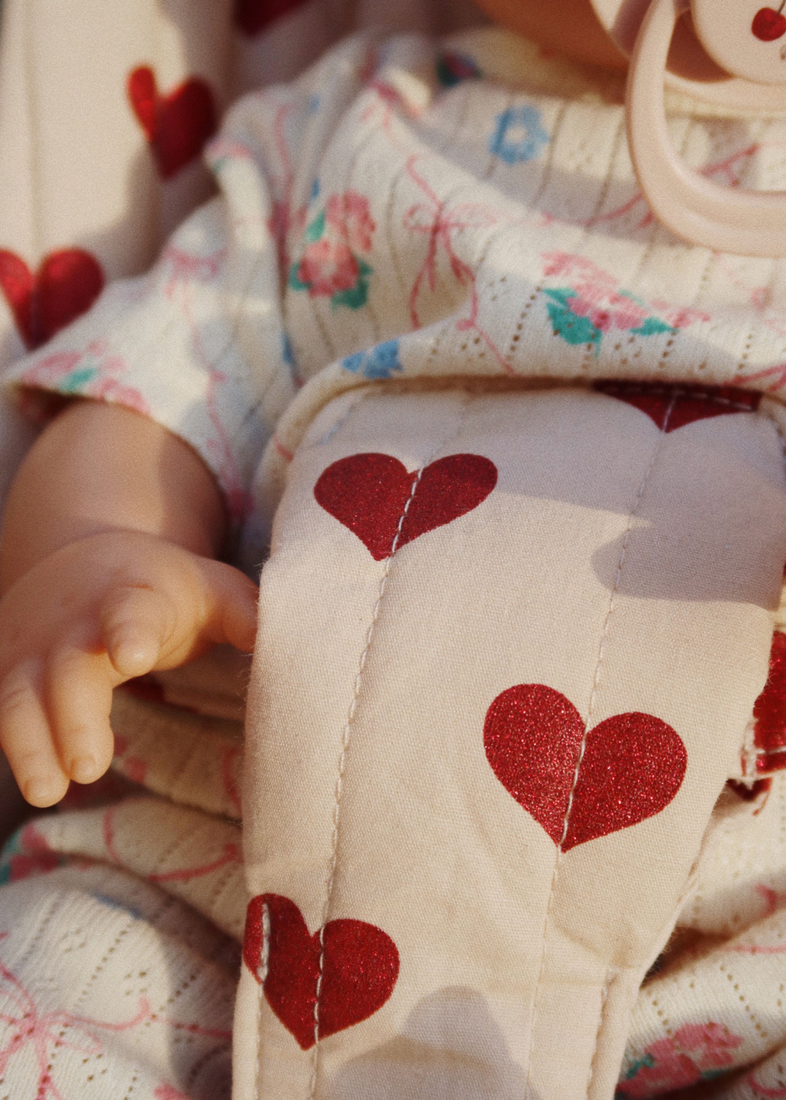 Konges Sløjd - Accessoires pour poupées - Doll stroller valentine - Amour rouge