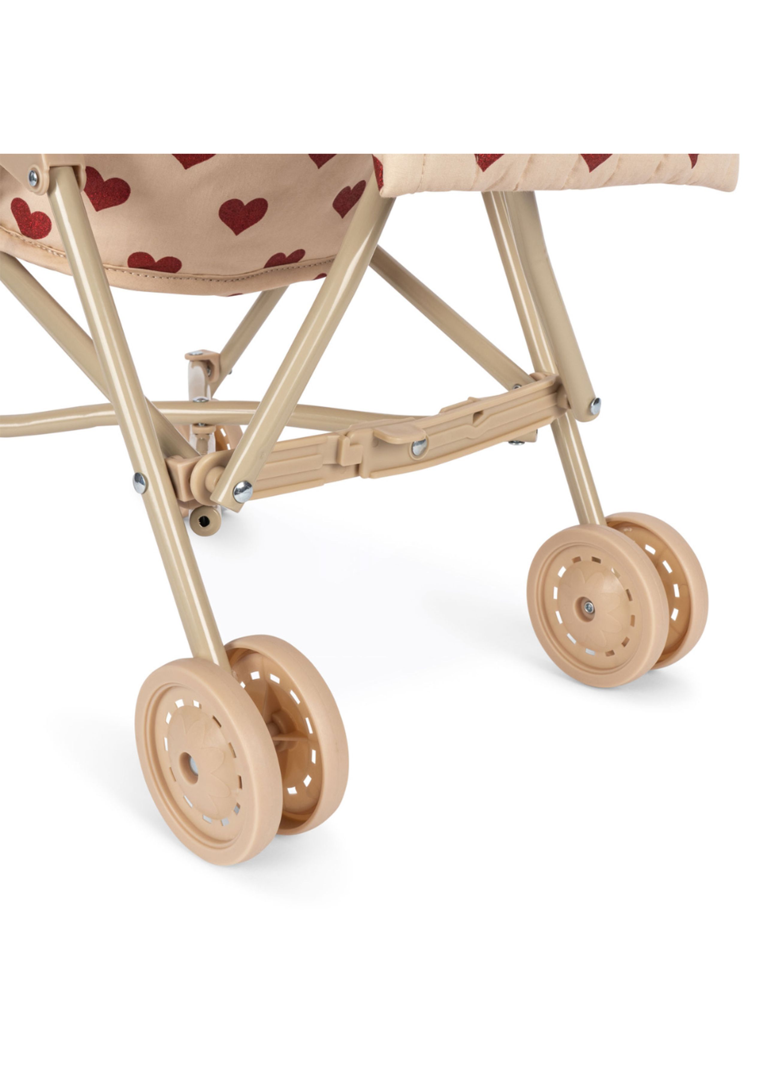 Konges Sløjd - Accessoires pour poupées - Doll stroller valentine - Amour rouge