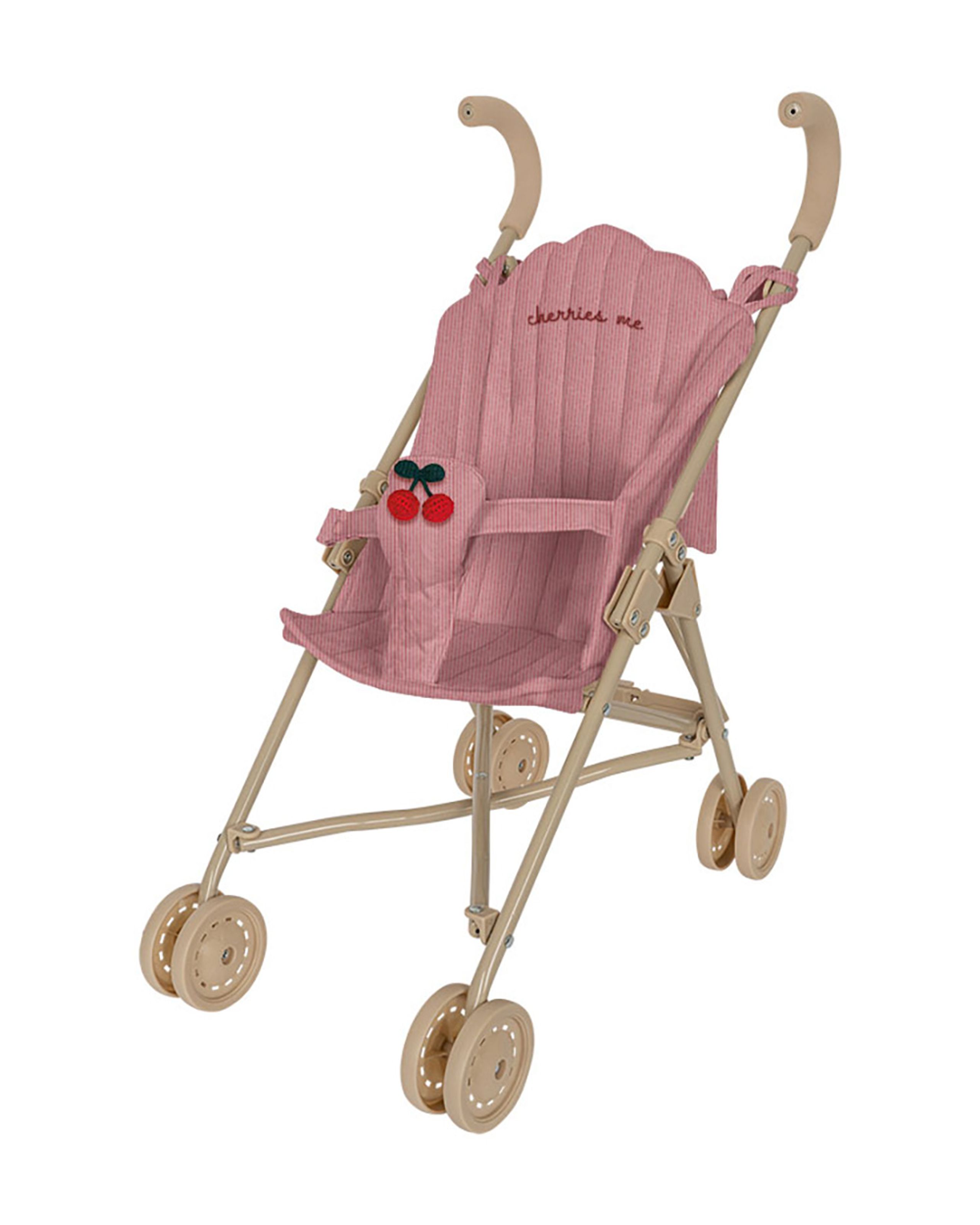 Konges Sløjd - Doll accessories - Lulu Doll Stroller - Cherry