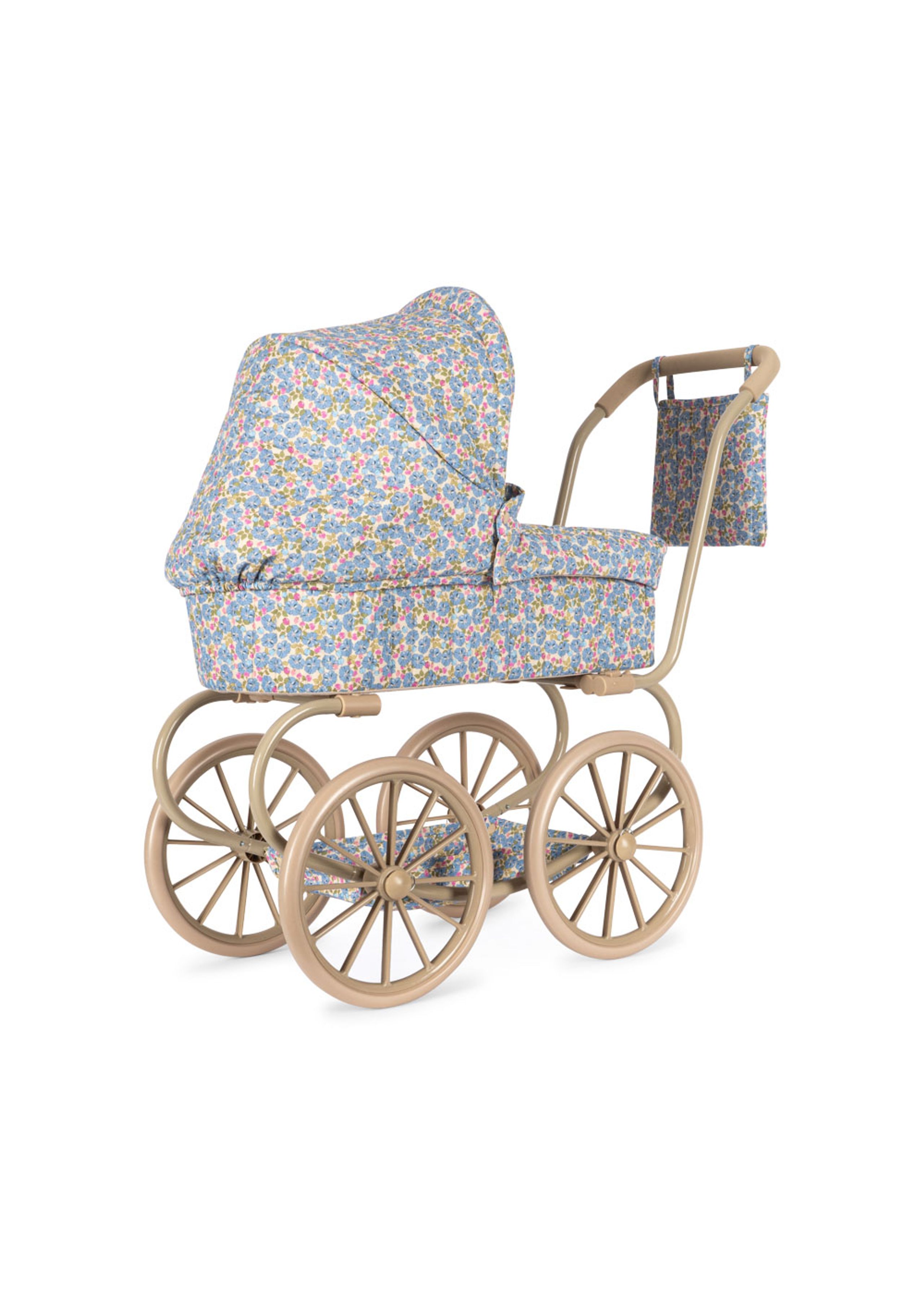 Konges Sløjd - Příslušenství pro panenky - Minnie Doll Pram - FLEUR ROSIER