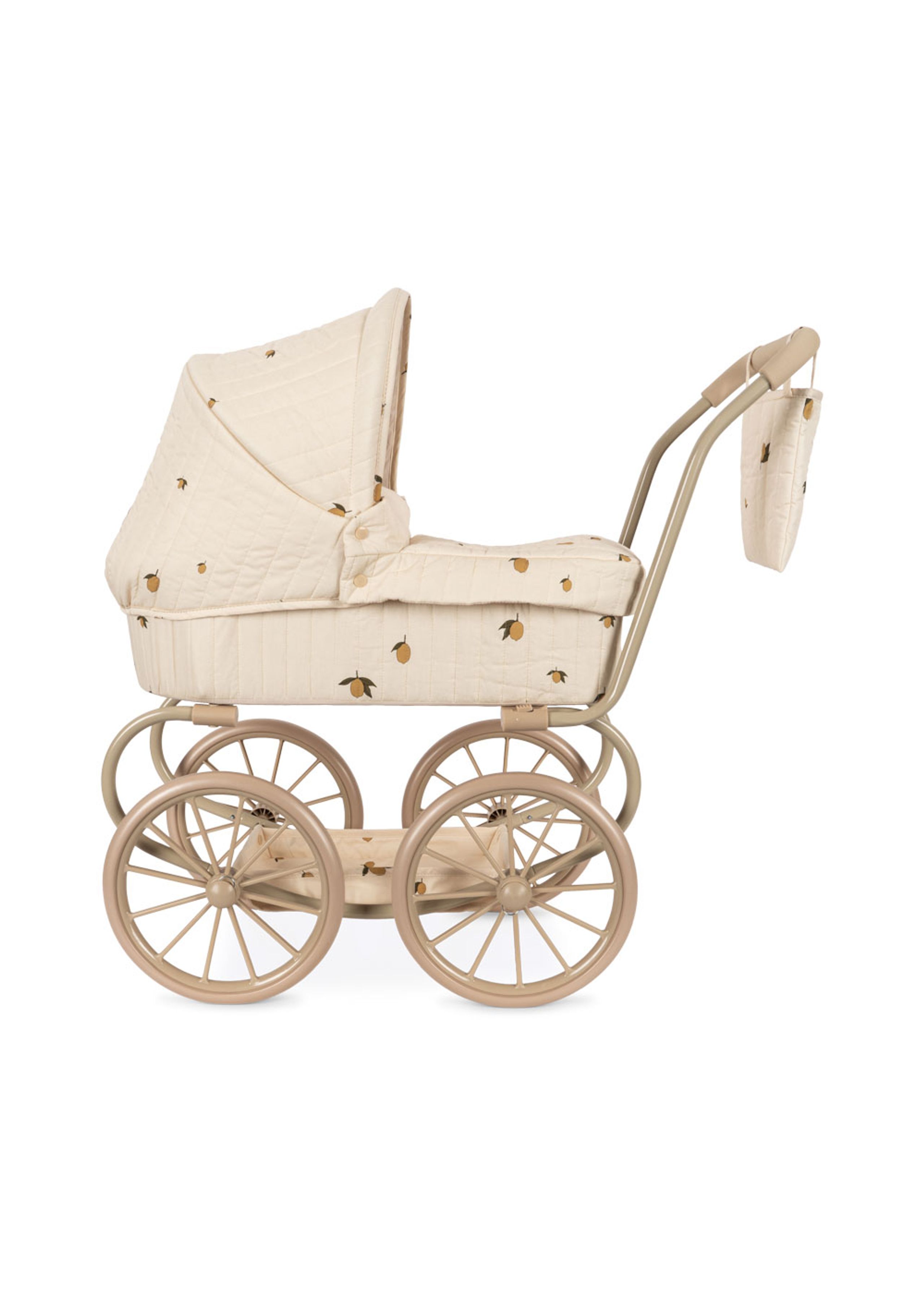 Konges Sløjd - Dukketilbehør - Minnie Doll Pram - Lemon