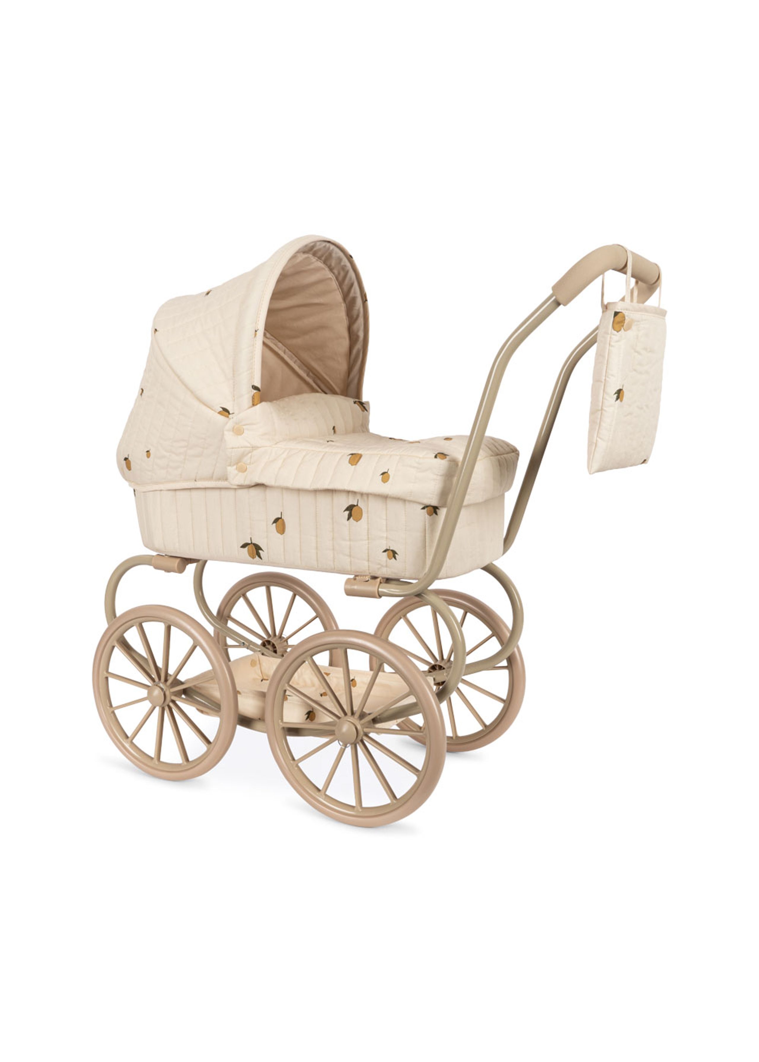 Konges Sløjd - Dukketilbehør - Minnie Doll Pram - Lemon