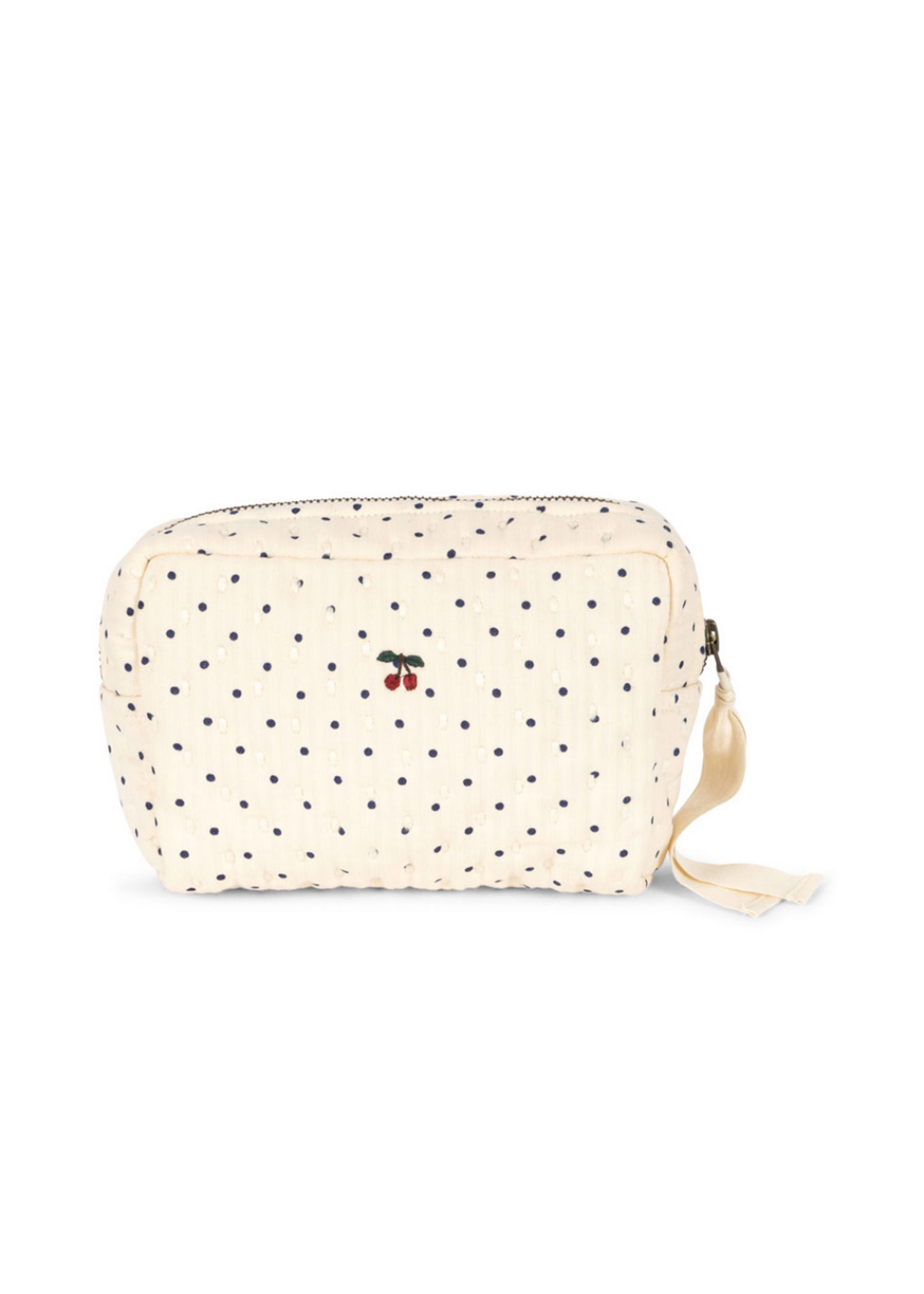 Konges Sløjd - Cream puffs - Seersucker Small Toiletry Bag - ESTATE DOT