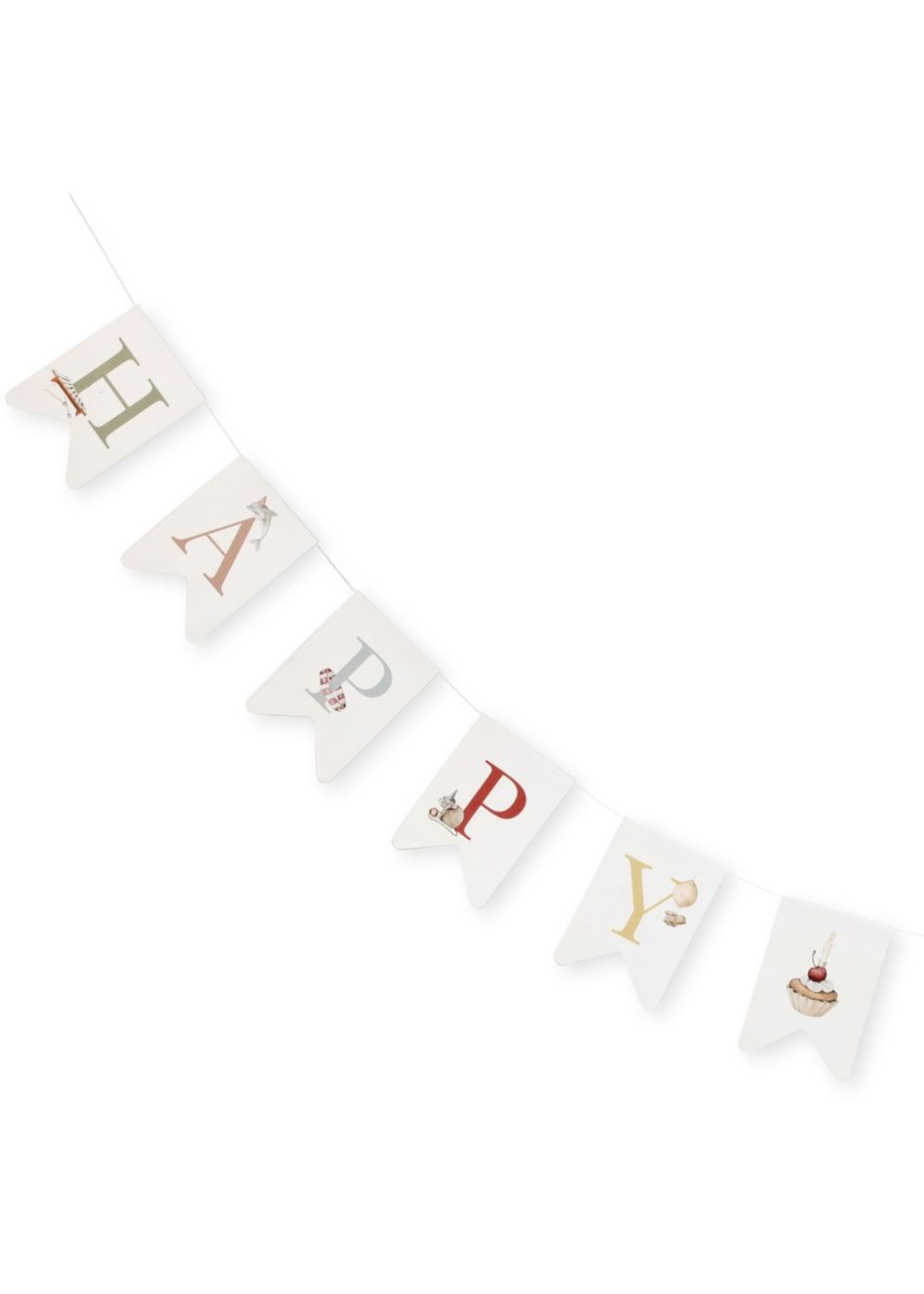 Konges Sløjd - Girlande - Birthday Garland FSC - Multi