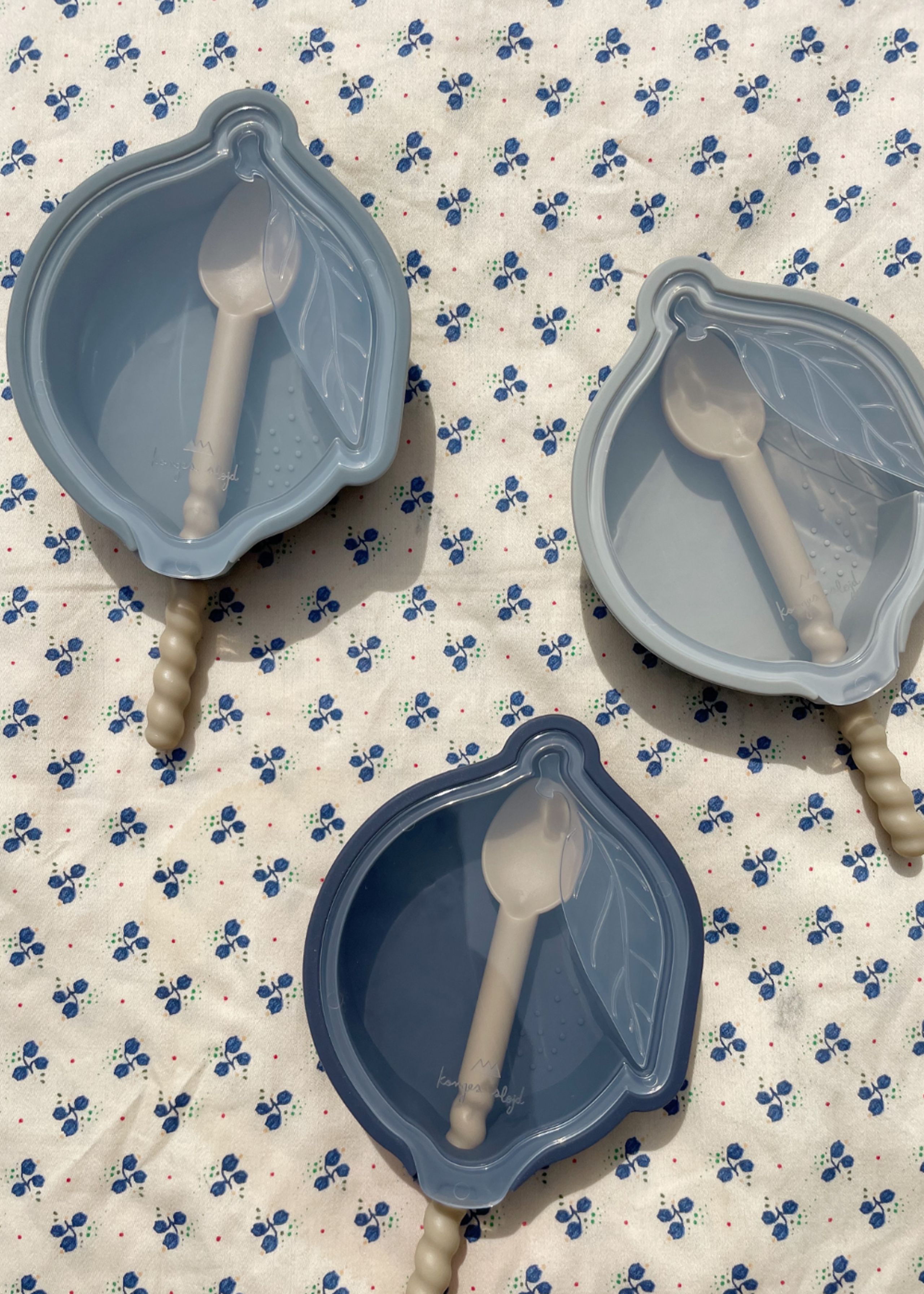 Konges Sløjd - Isforme - 3 Pack Silicone Ice Cream Mold - Blue Mix