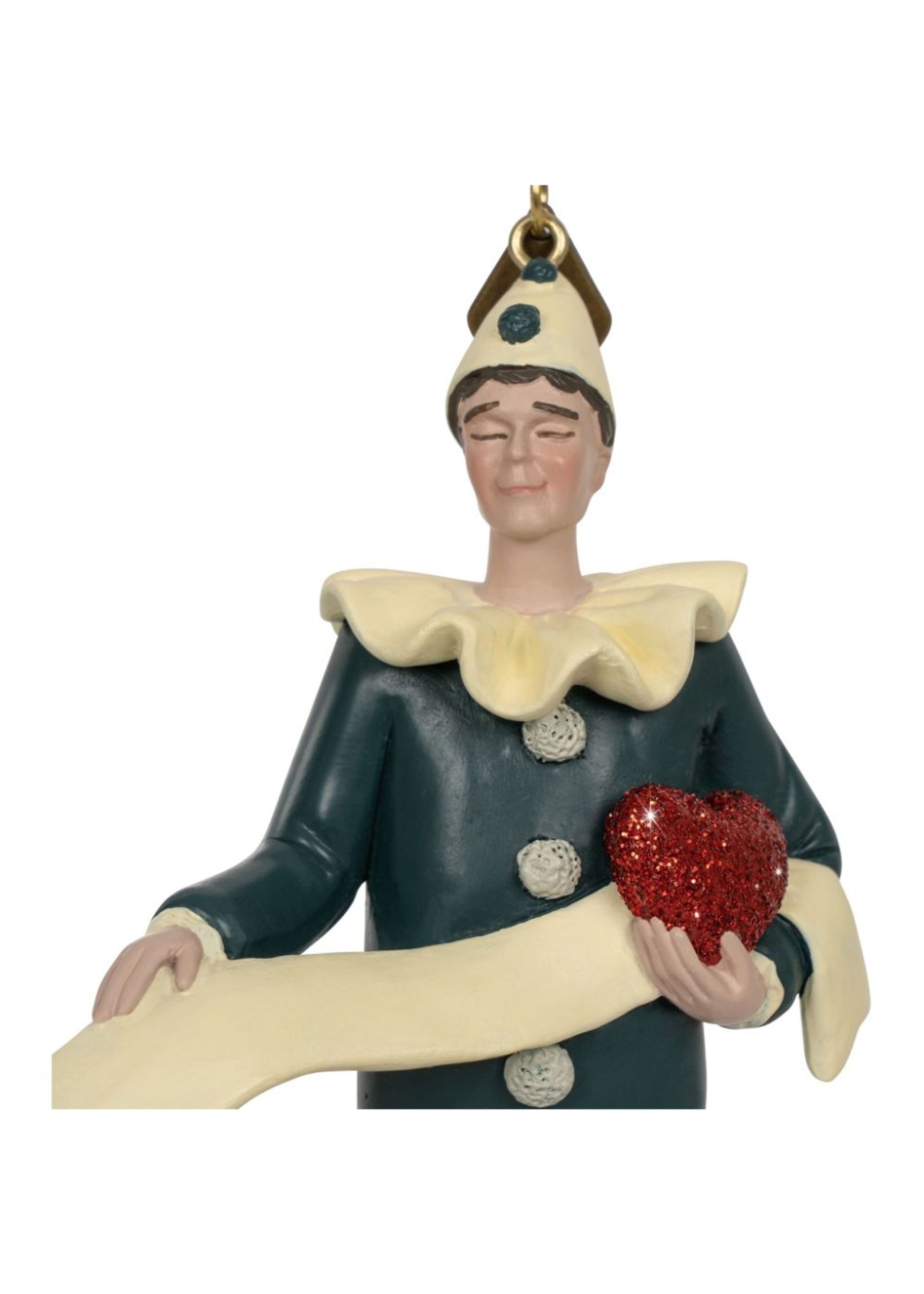 Konges Sløjd - Weihnachtsschmuck - Christmas Clown Coeur - Multi